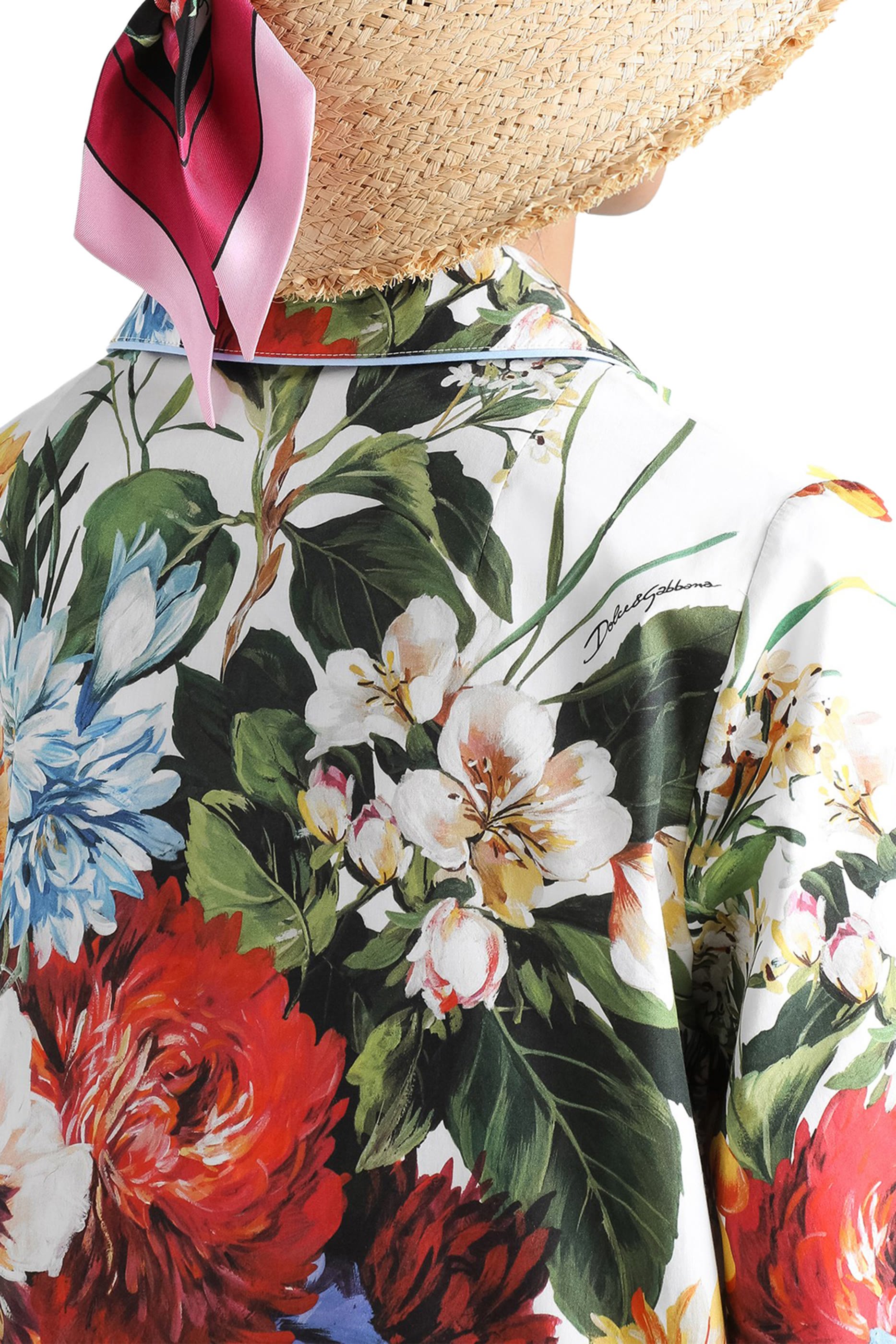 Floral-Print Poplin Shirt