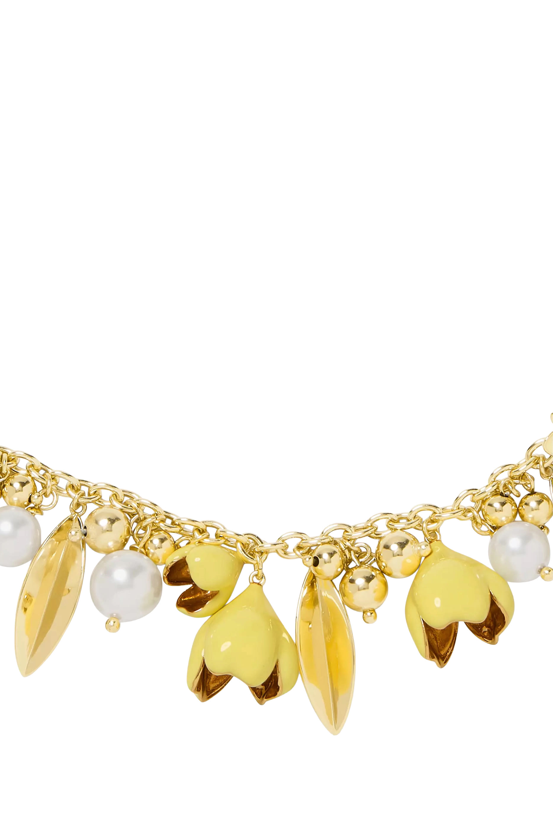 Bloom Statement Necklace, Glass & Enamel