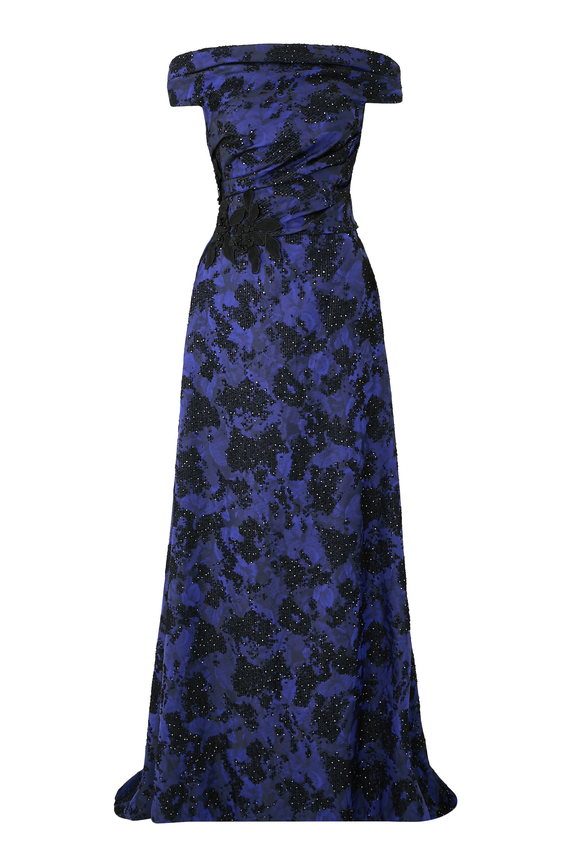 Off-Shoulder Polka Dot Dress 