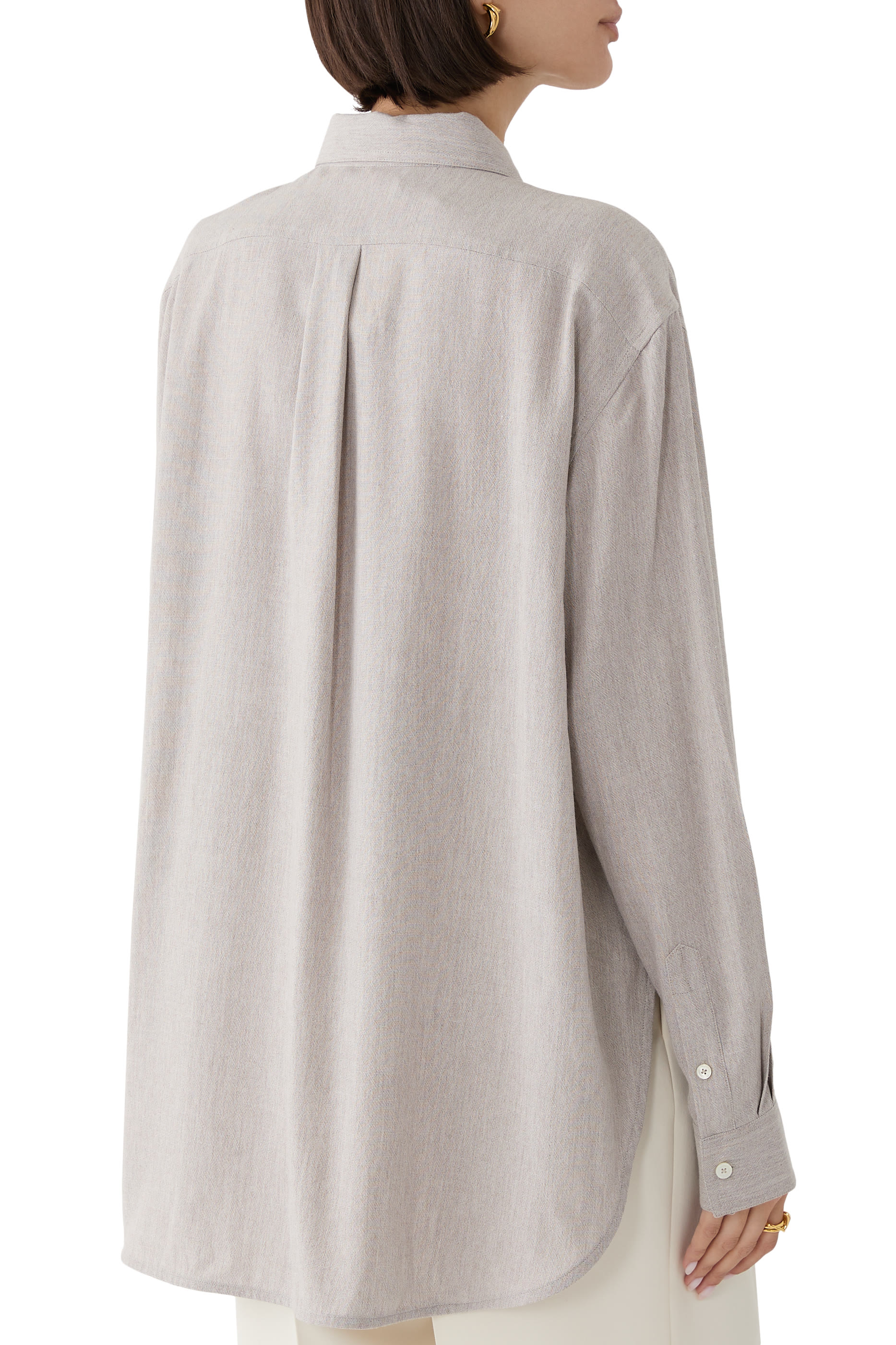 Fluid Viscose-Blend Shirt