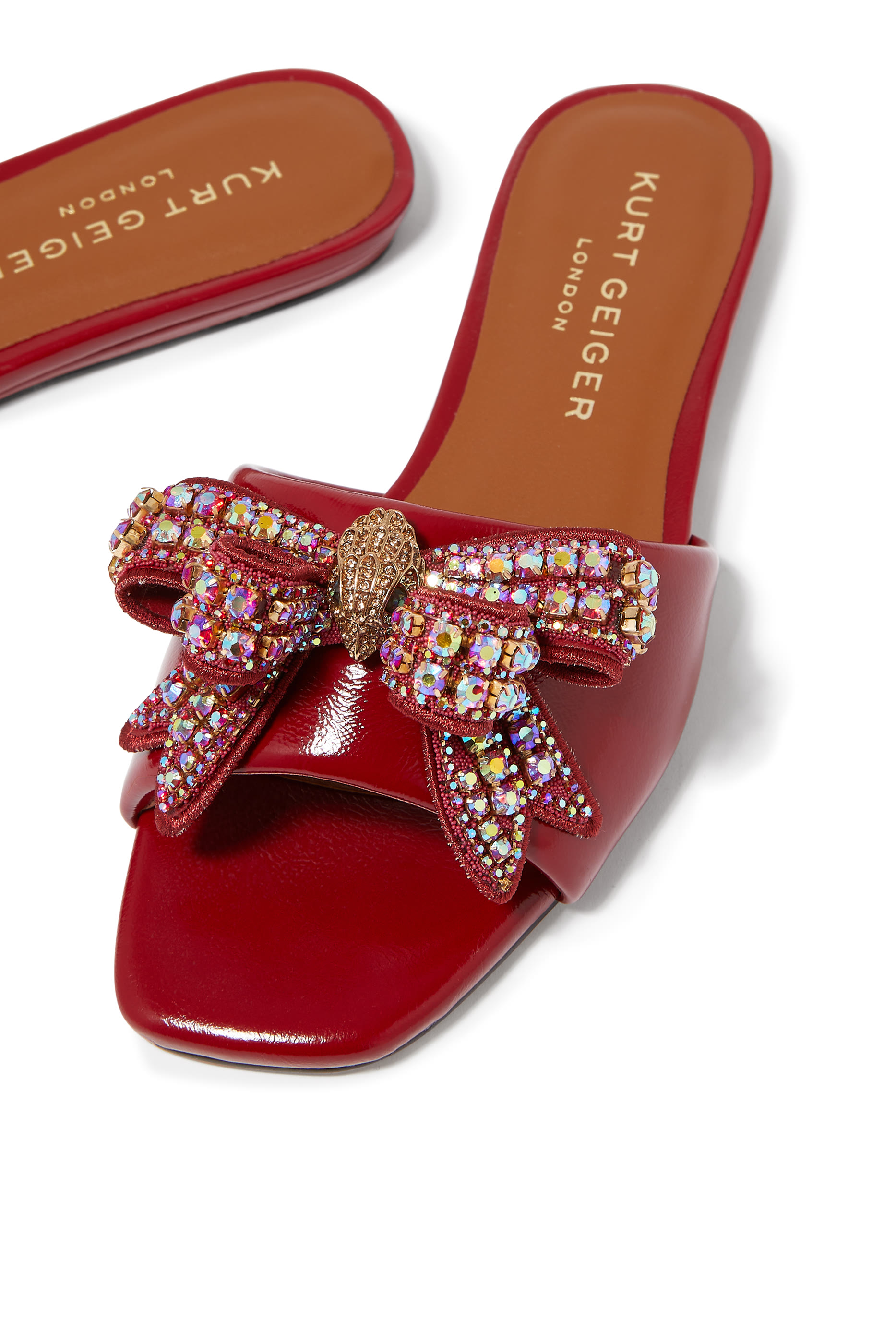 Kensington Bow Flat Sandals