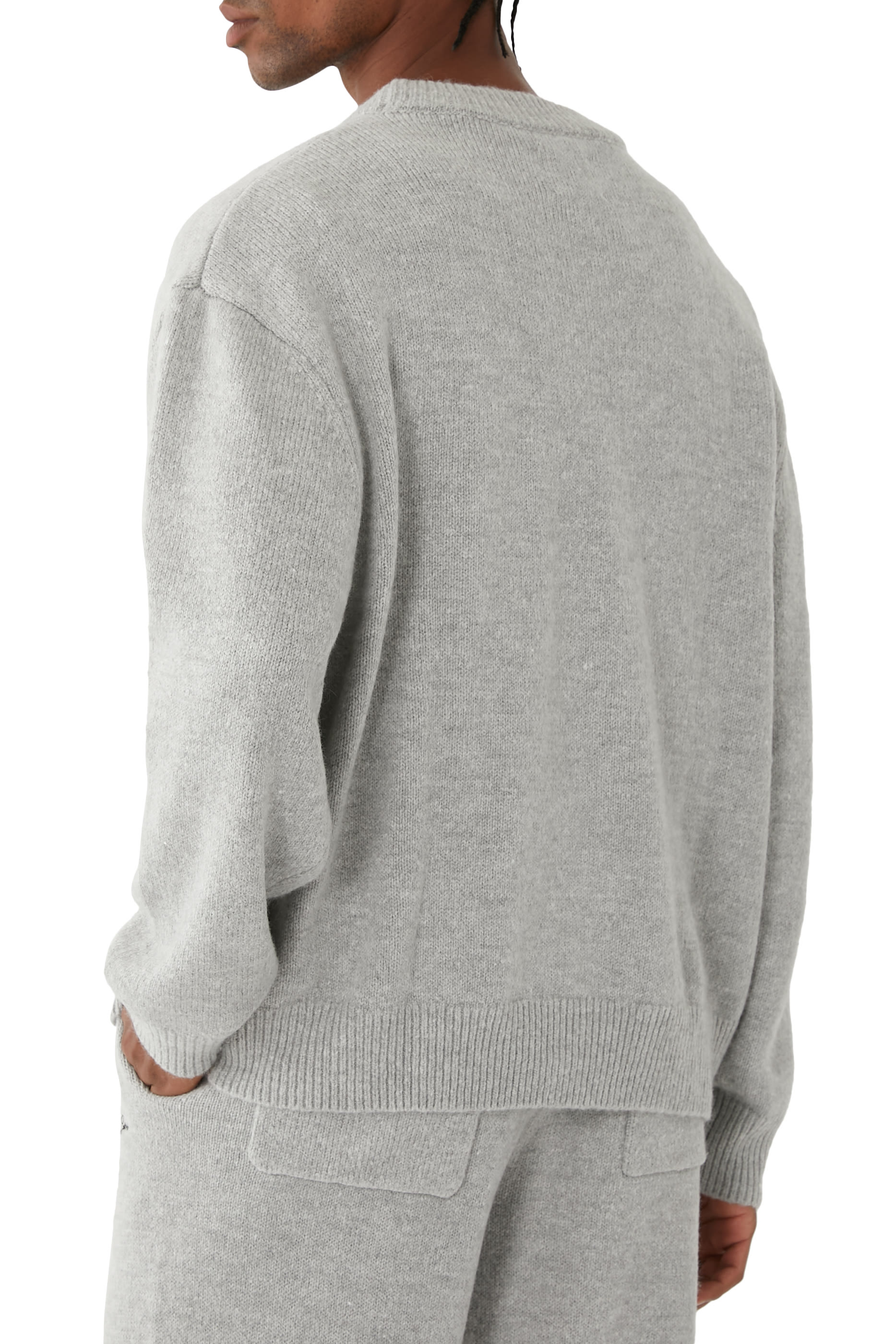 Mohair Blend Knit Crew