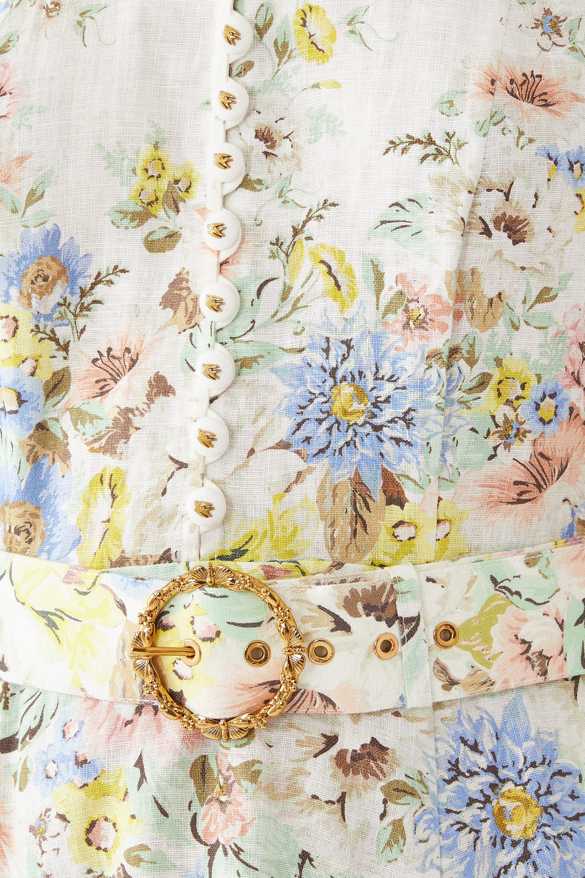 Matchmaker Buttoned Midi Dress