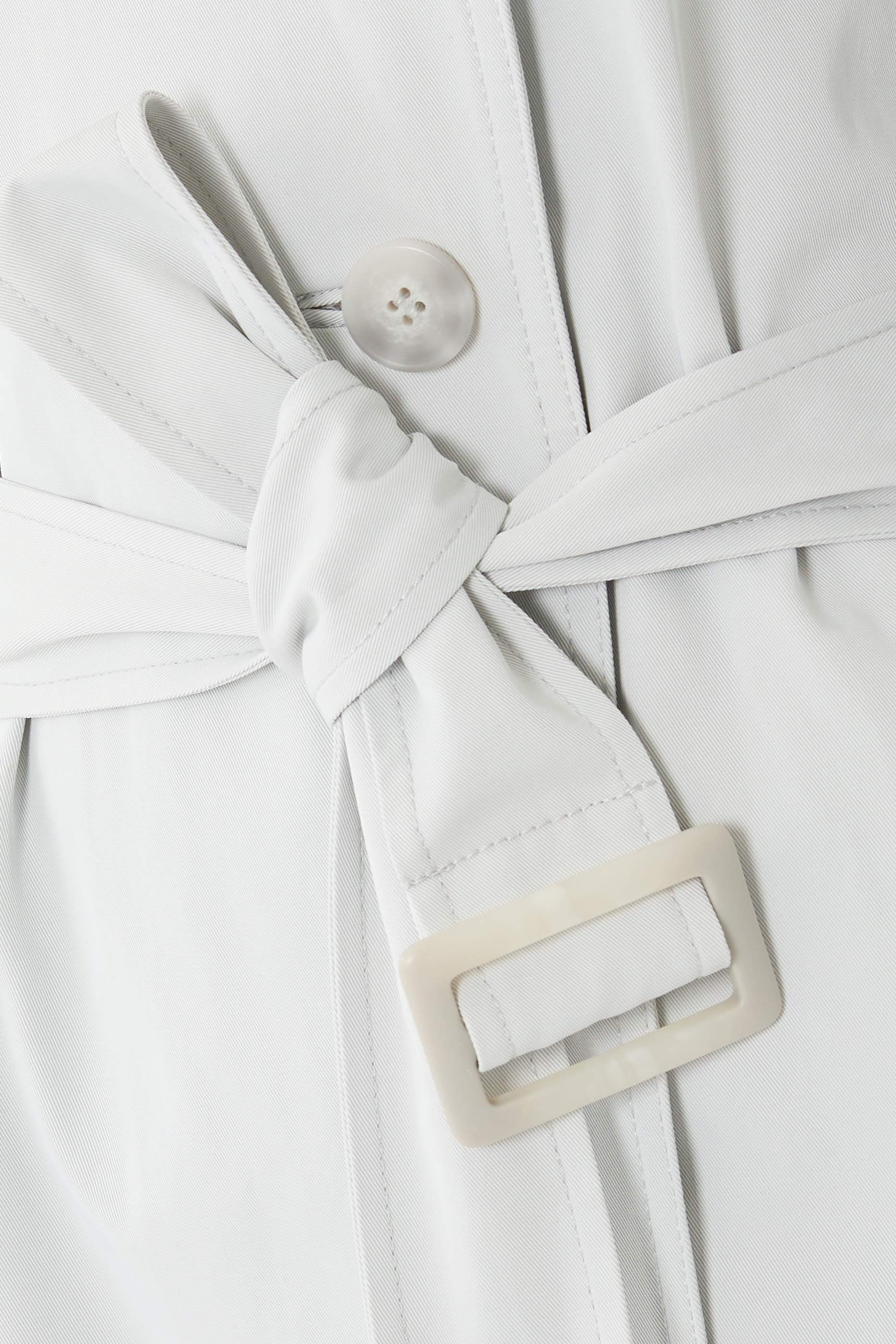 Two-Piece Water-Repellent Technical Cotton Trench Coat