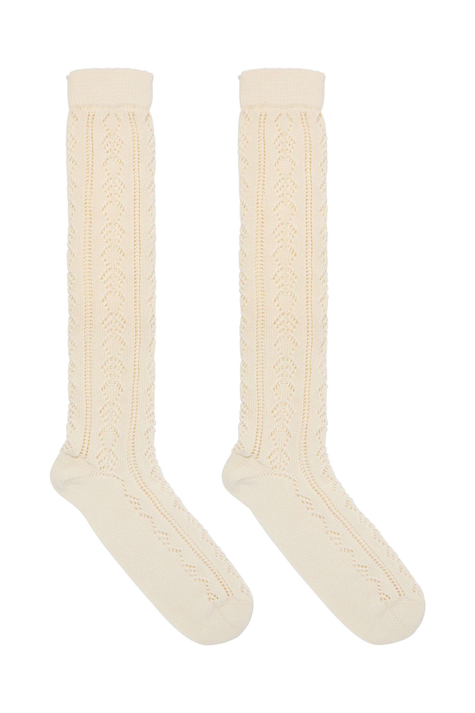 VLogo Perforated Cotton Socks