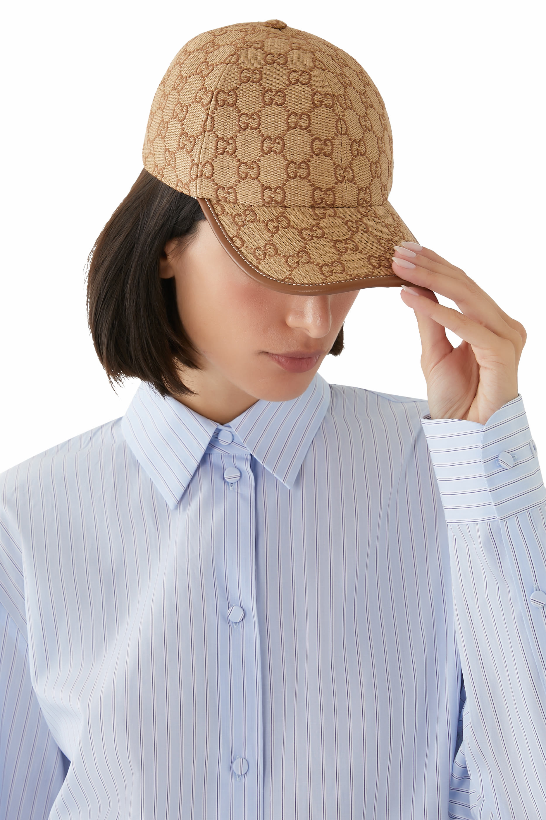 GG Straw Baseball Hat 