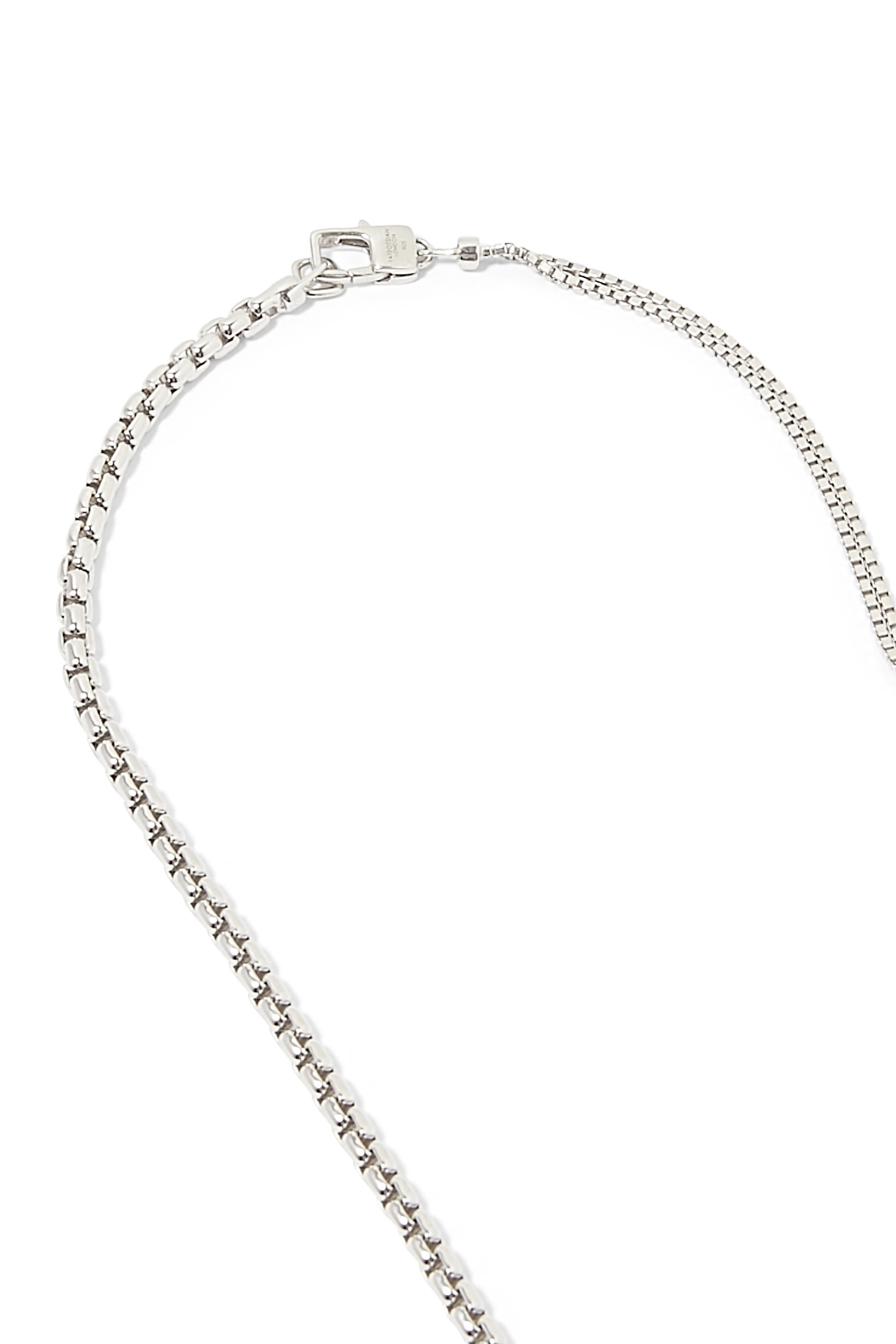 Signature Hexade Box Chain, Sterling Silver
