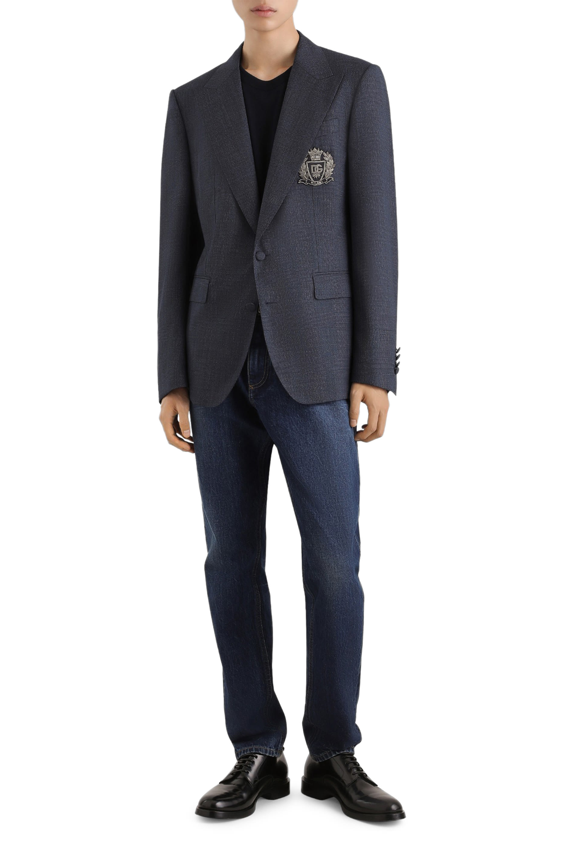 DG Logo Relaxed-Fit Denim Trousers