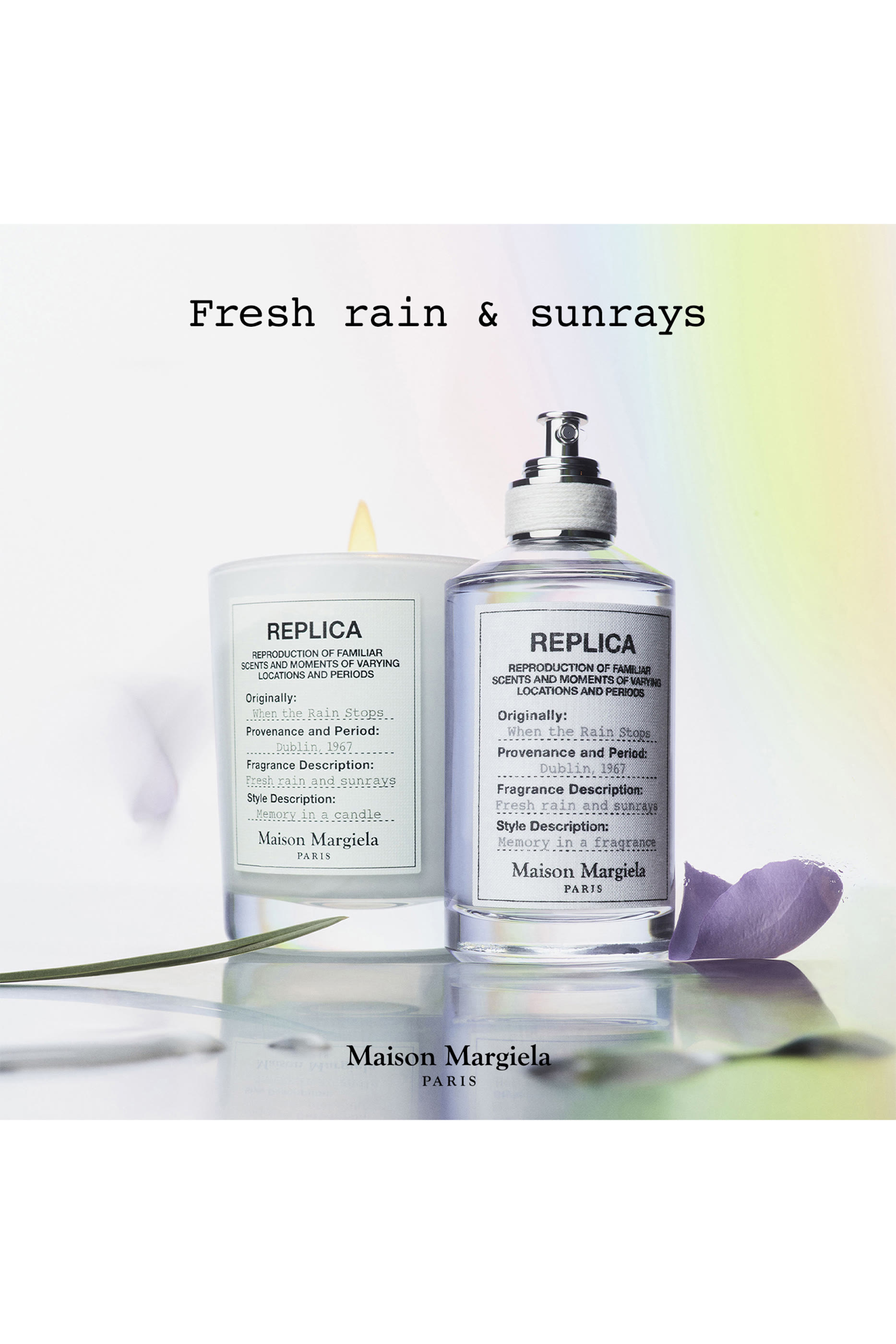 Replica When The Rain Stops Candle
