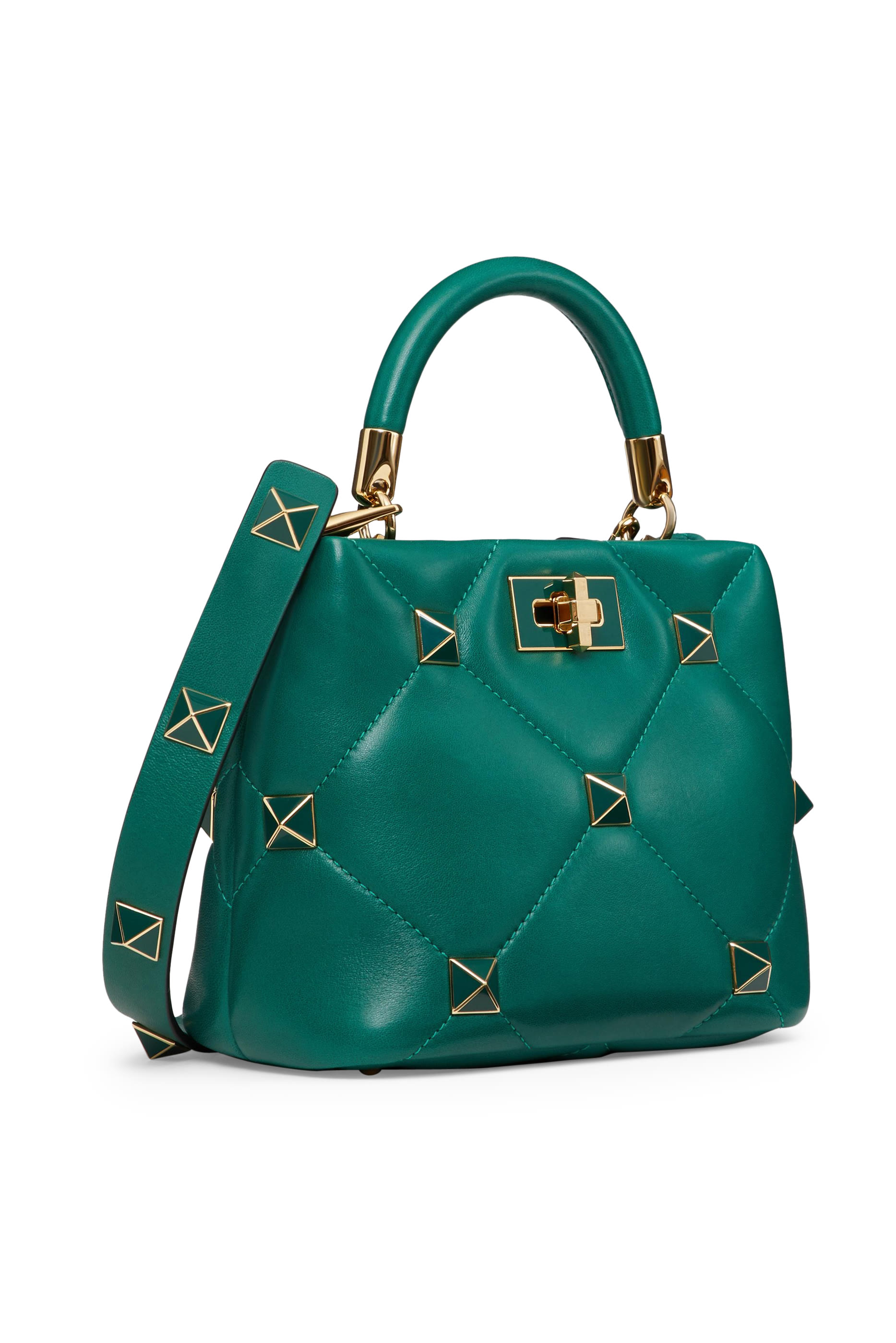 Valentino Garavani Roman Stud Top Handle Bag