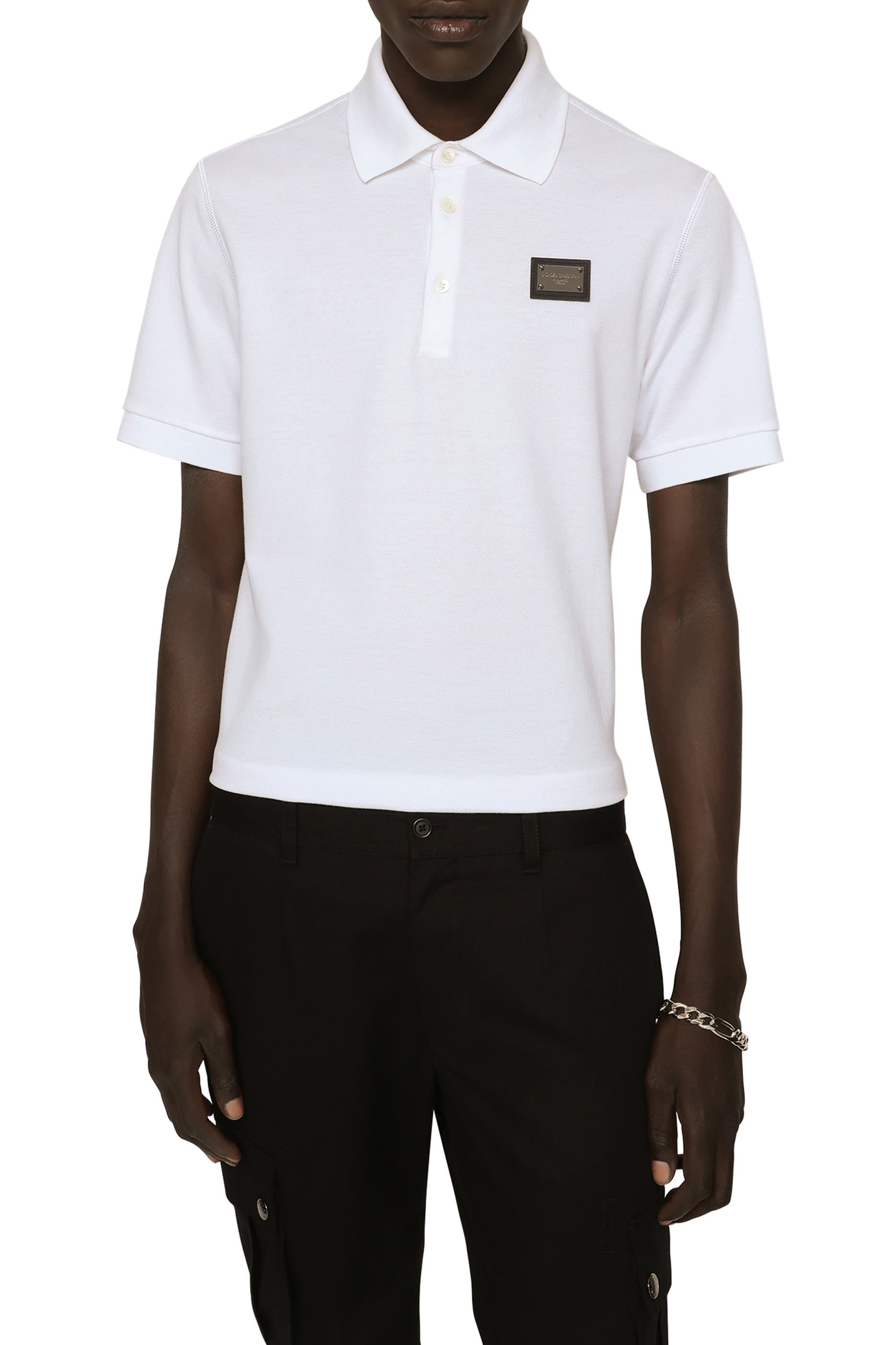 Logo Cotton Piqué Polo-Shirt