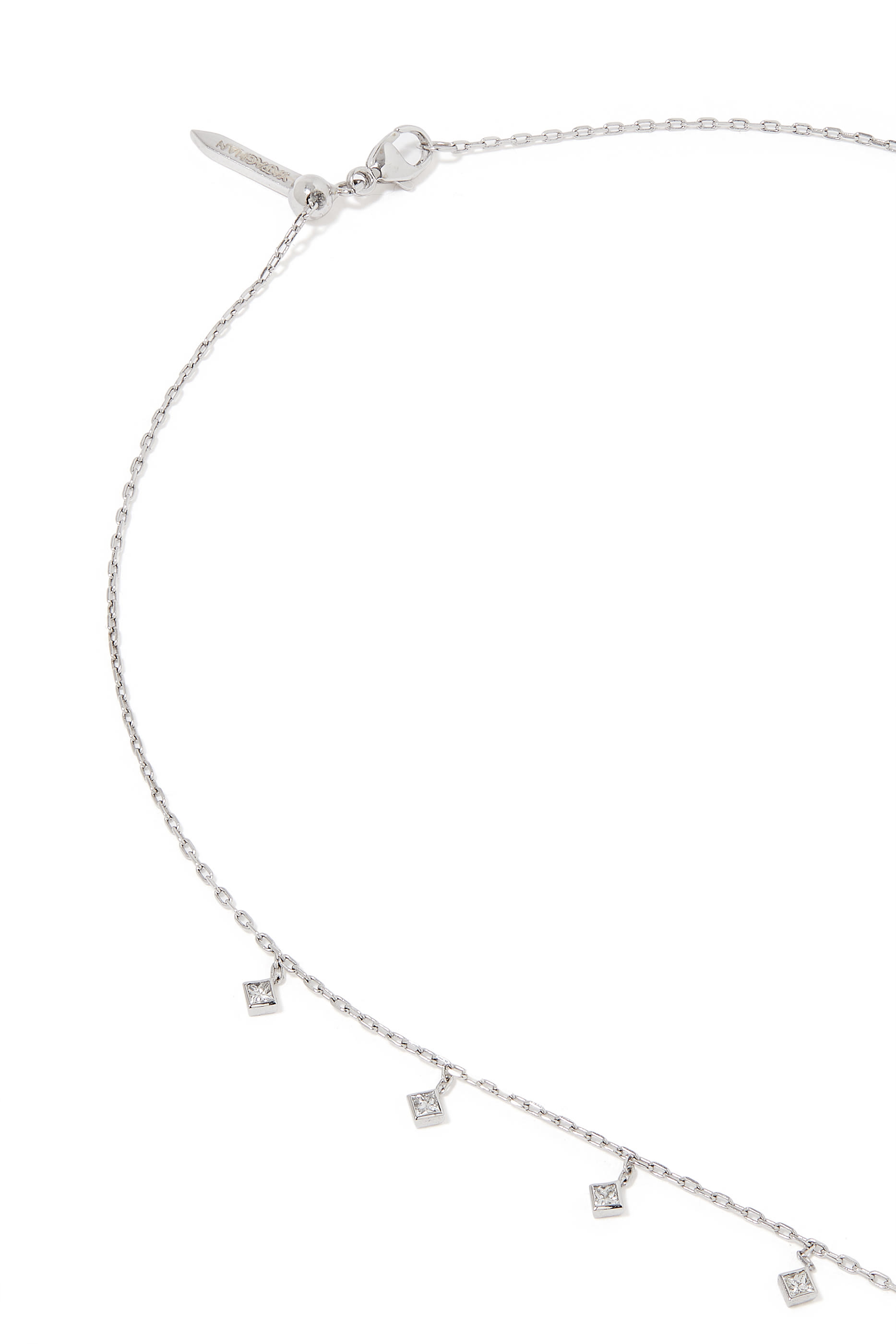 Sparkle Princess Necklace, 18k White Gold & Diamonds