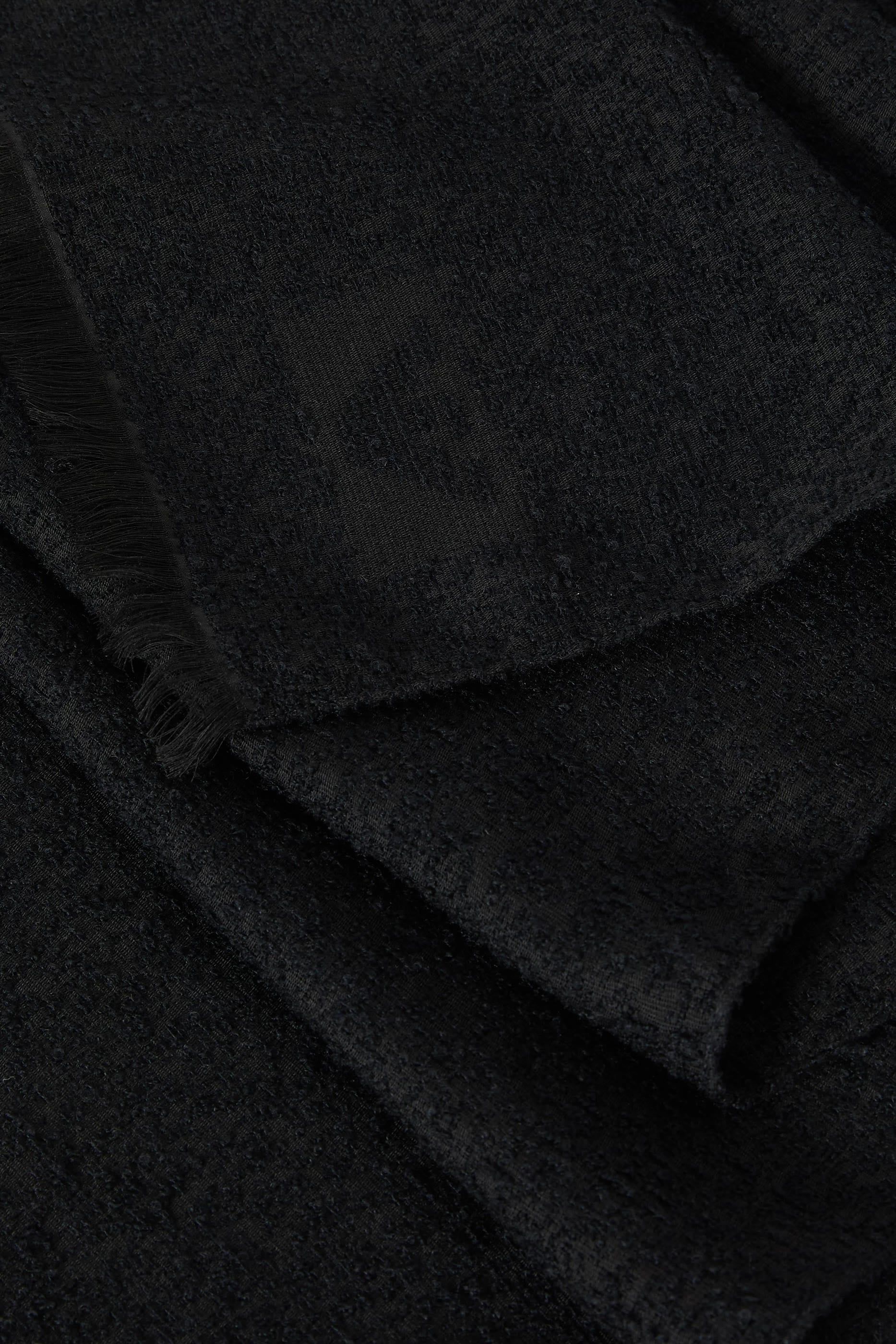 Logo Fringe Scarf