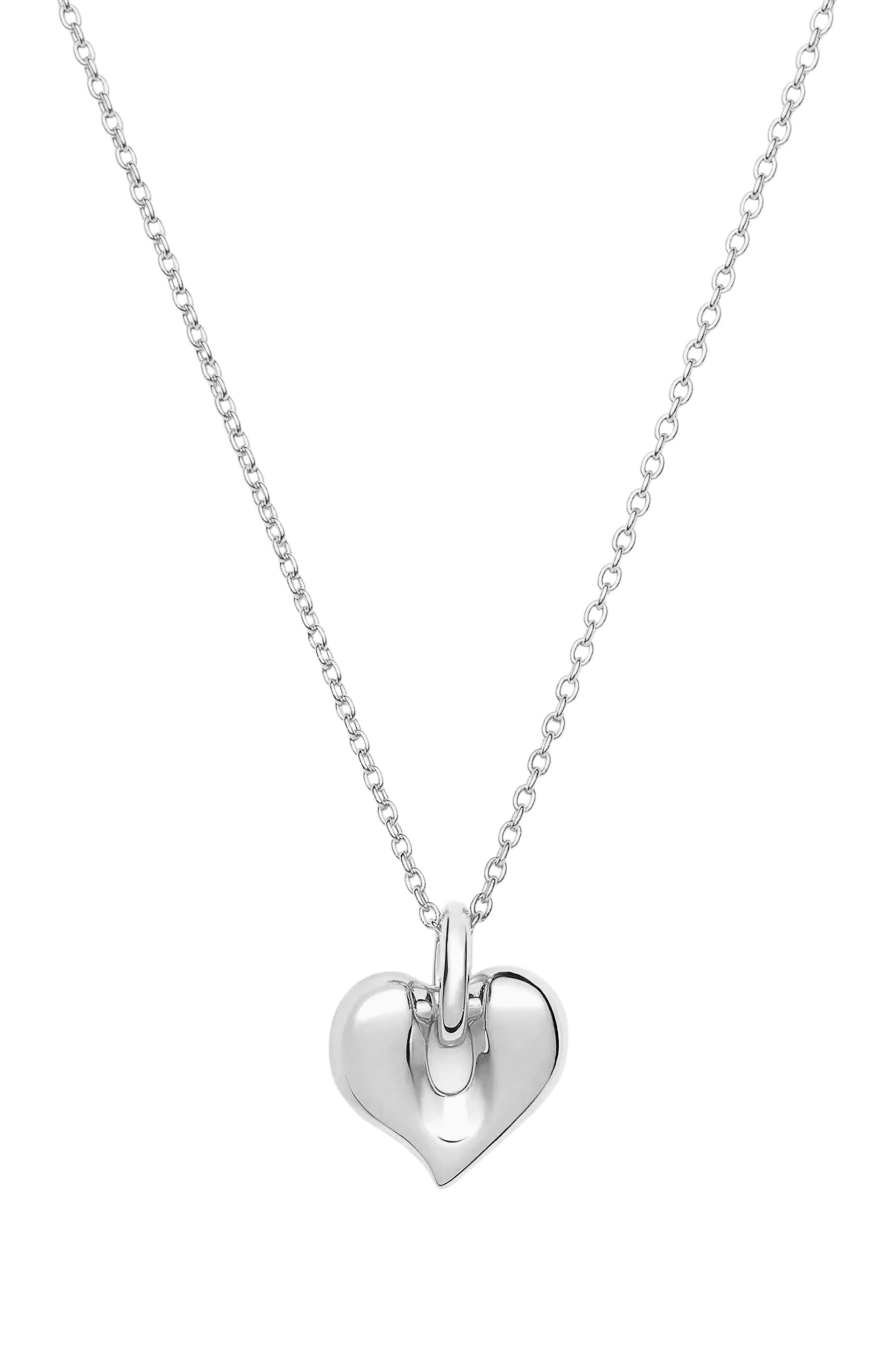 Molten Heart Pendant Necklace