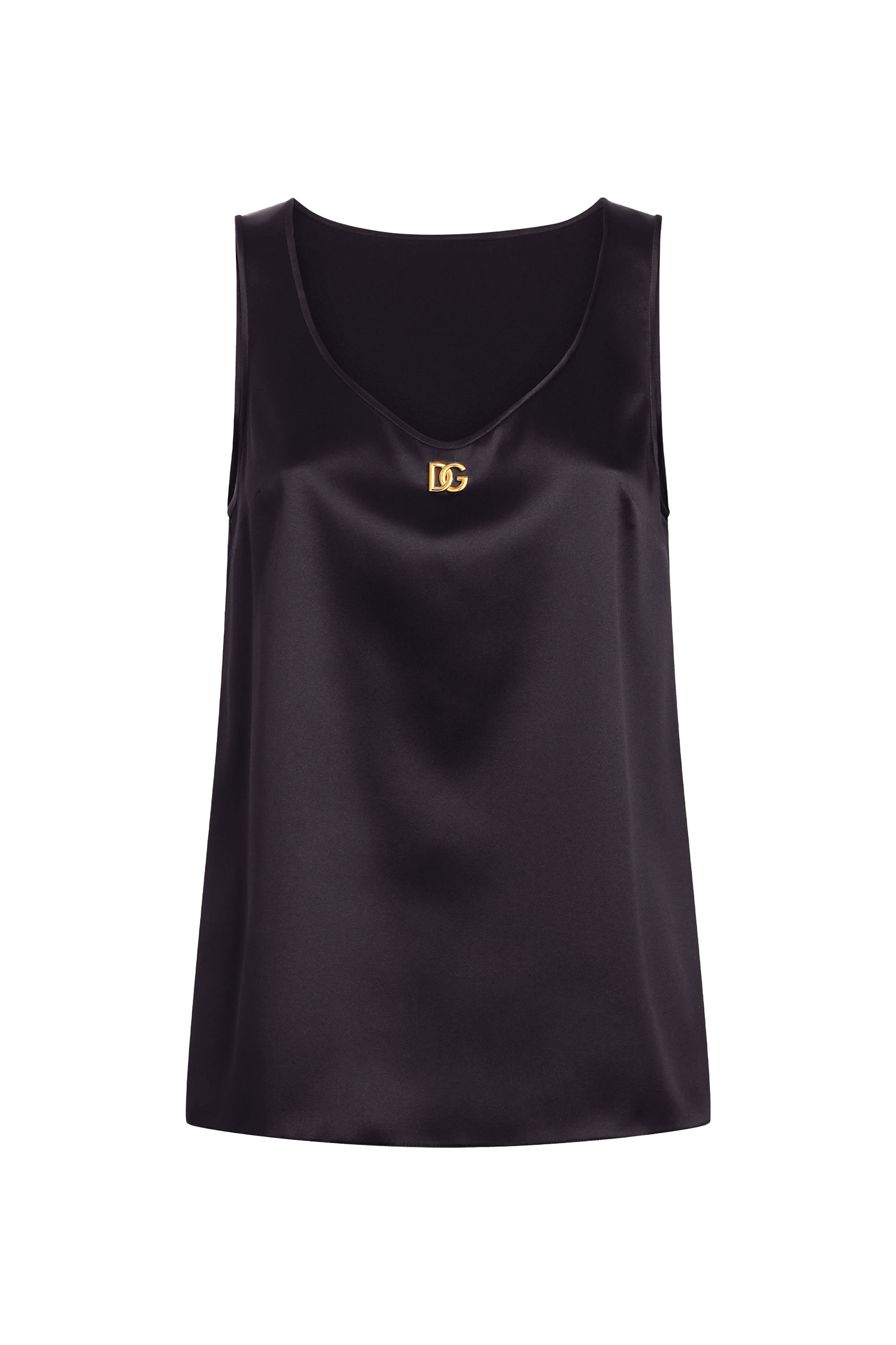 Satin DG Logo Pin Tank Top