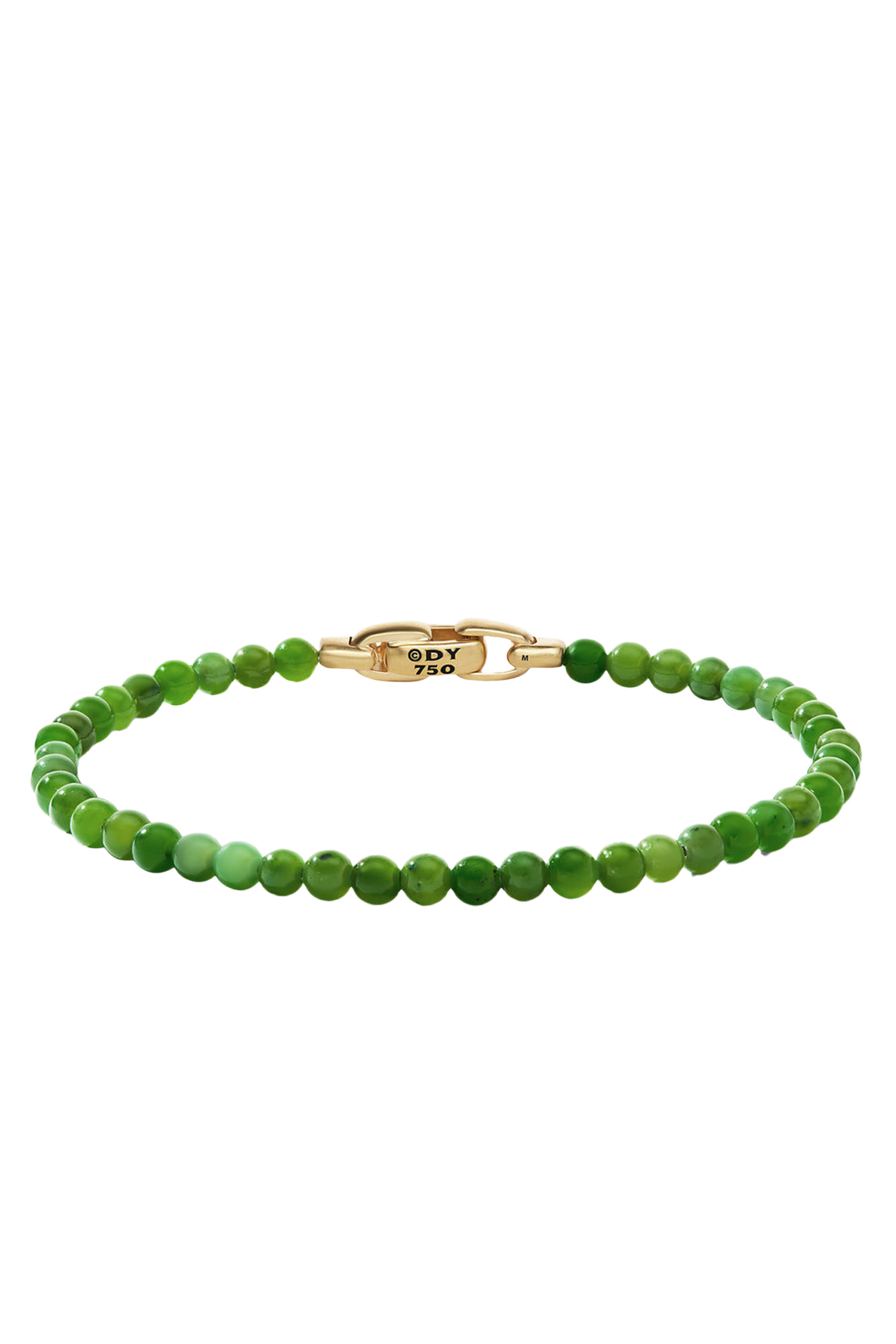 Spiritual Beads Bracelet, 18k Yellow Gold & Nephrite Jade