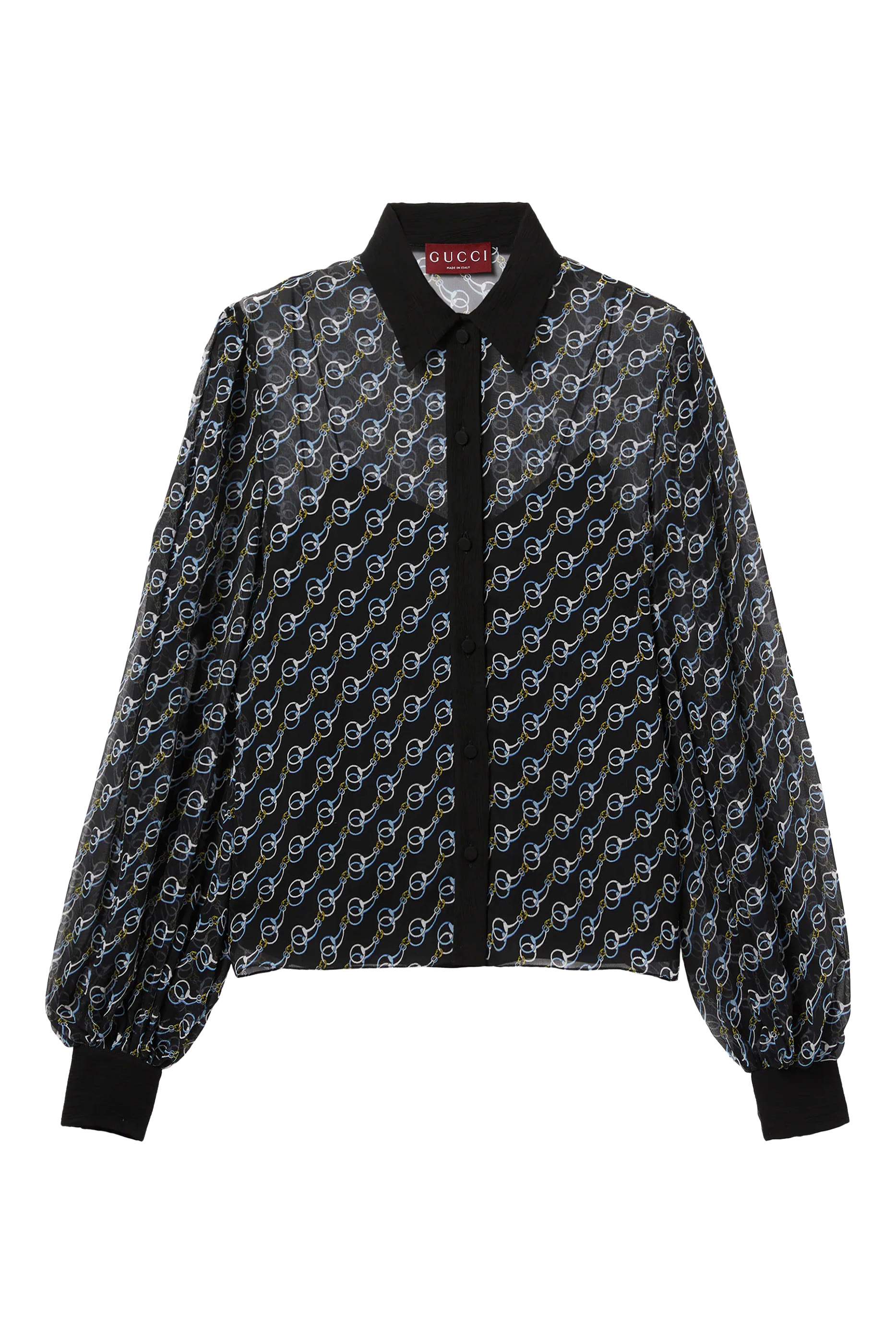 Printed Silk Creponne Shirt