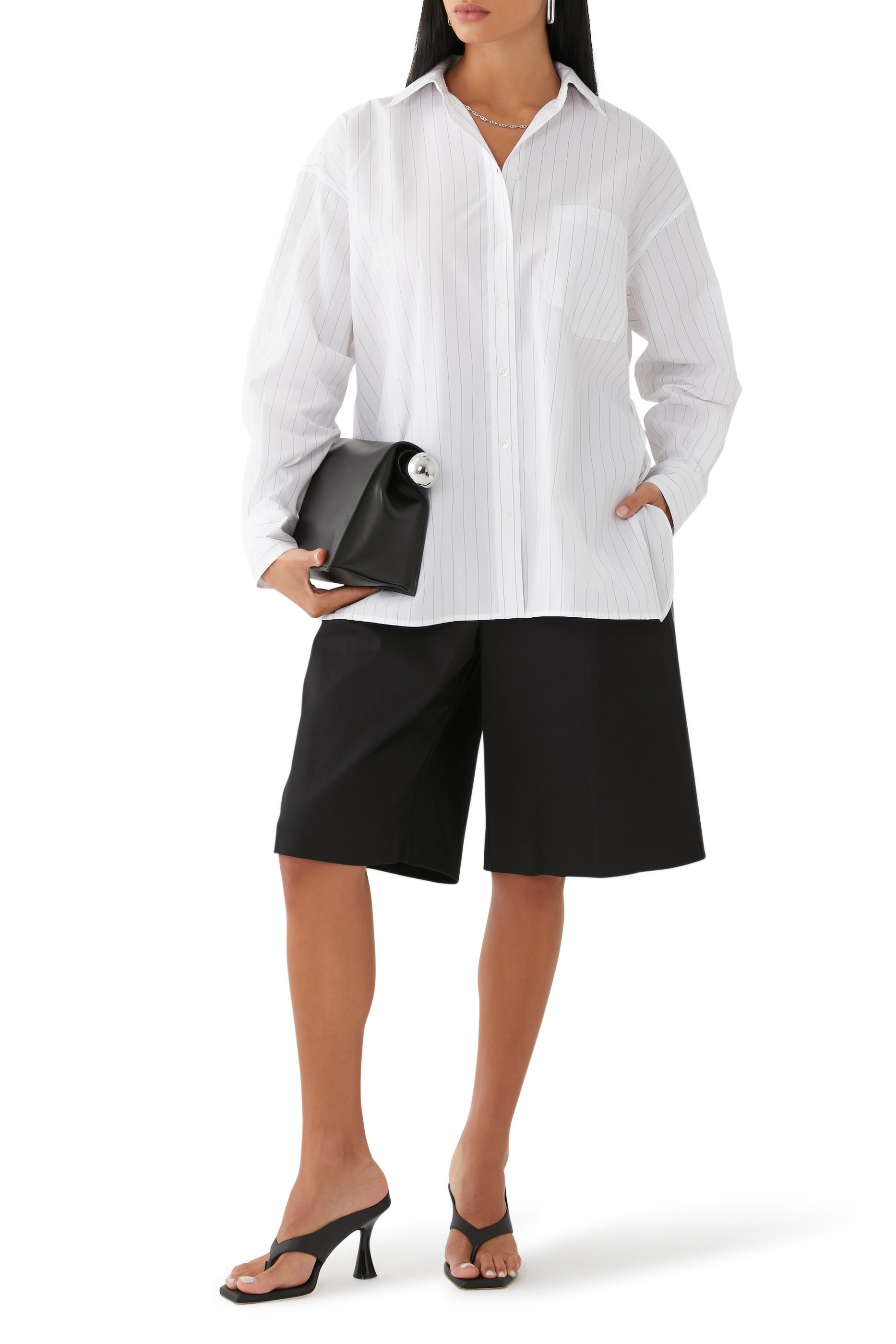 Chrissy Stripe Long Sleeves Shirt