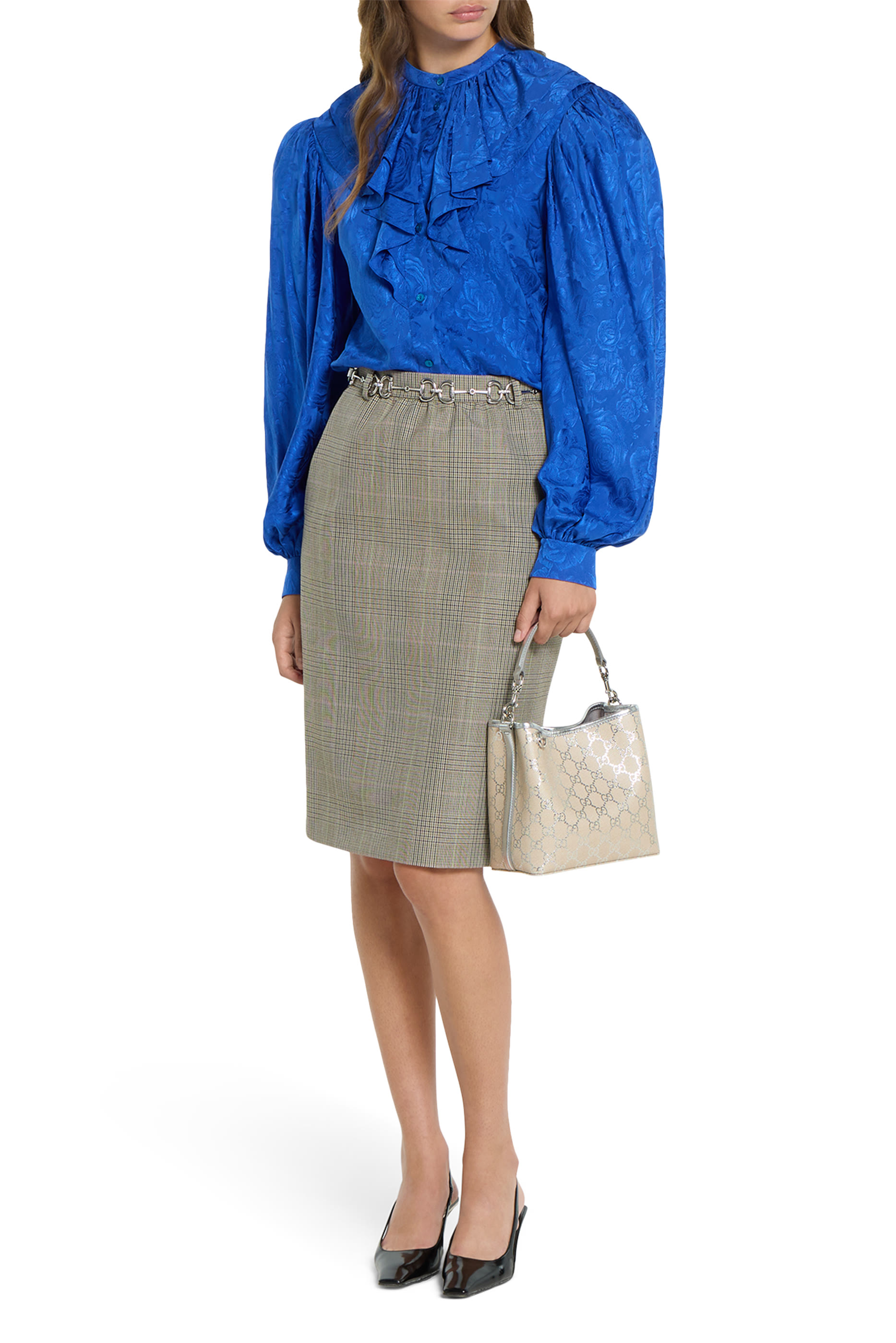  GG Emblem Small Bucket Bag