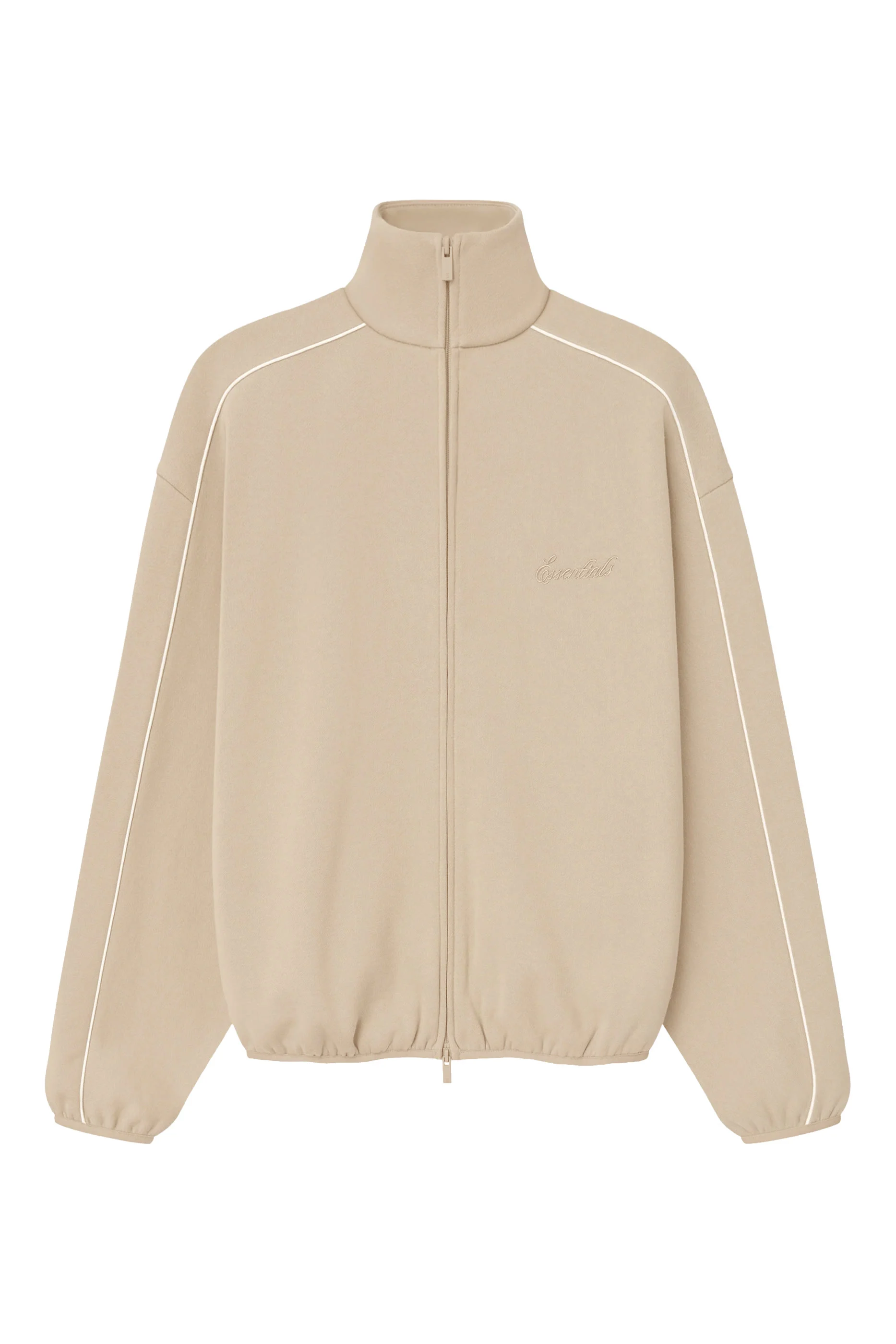  Modern Fleece Track Jacket With Piping