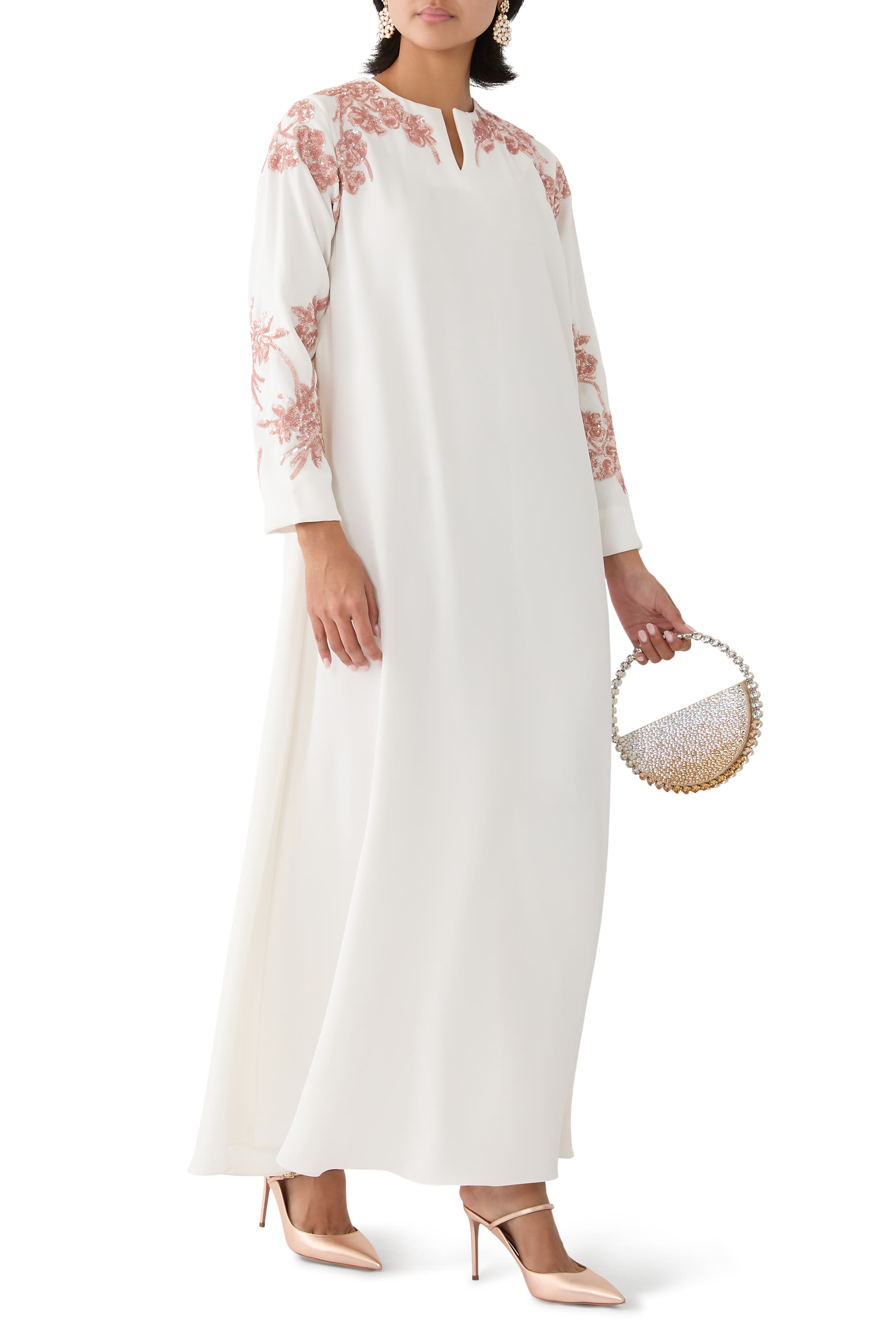 Sequin Embellished Maxi Dress