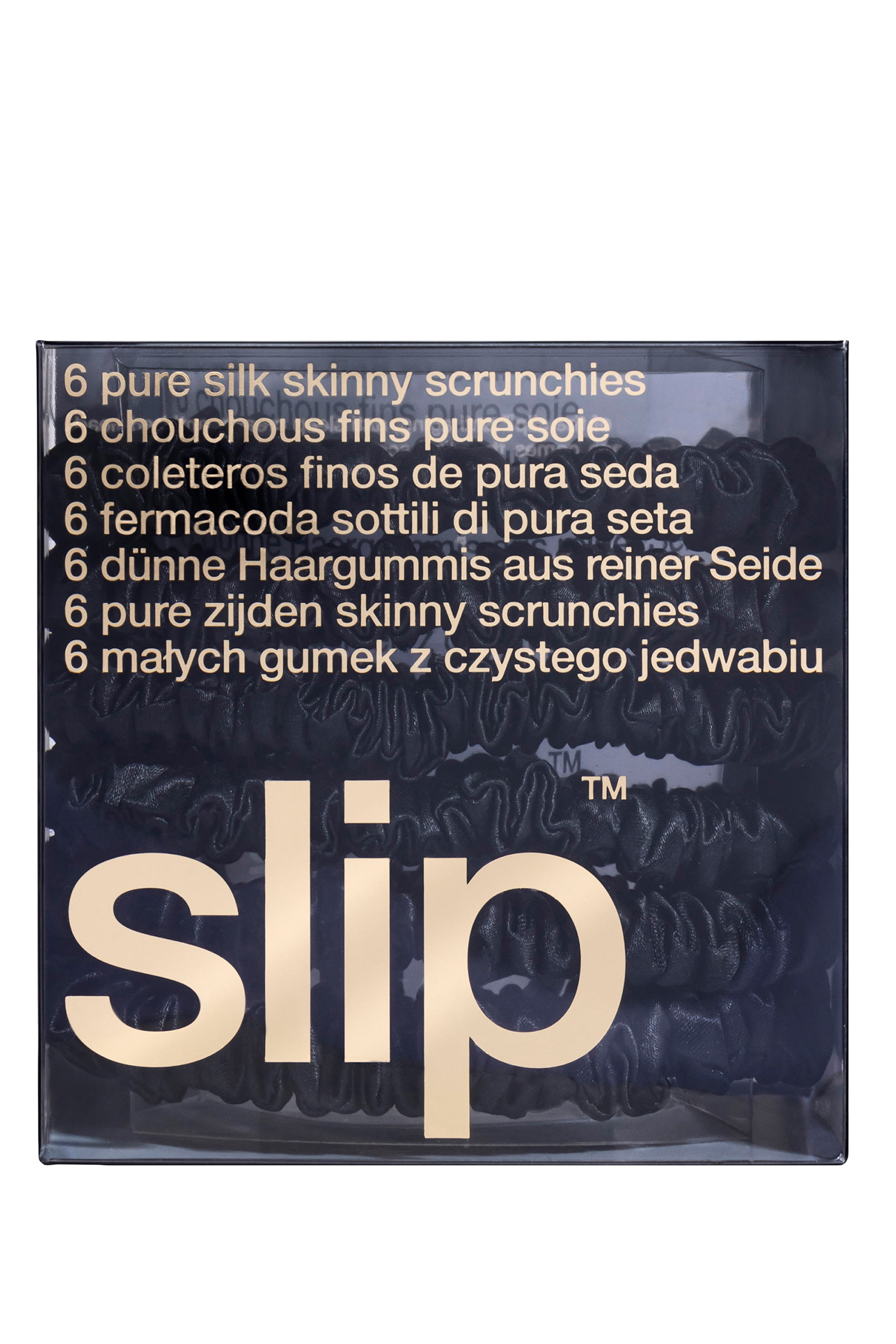 Skinny Scrunchie Set, Pack of 6