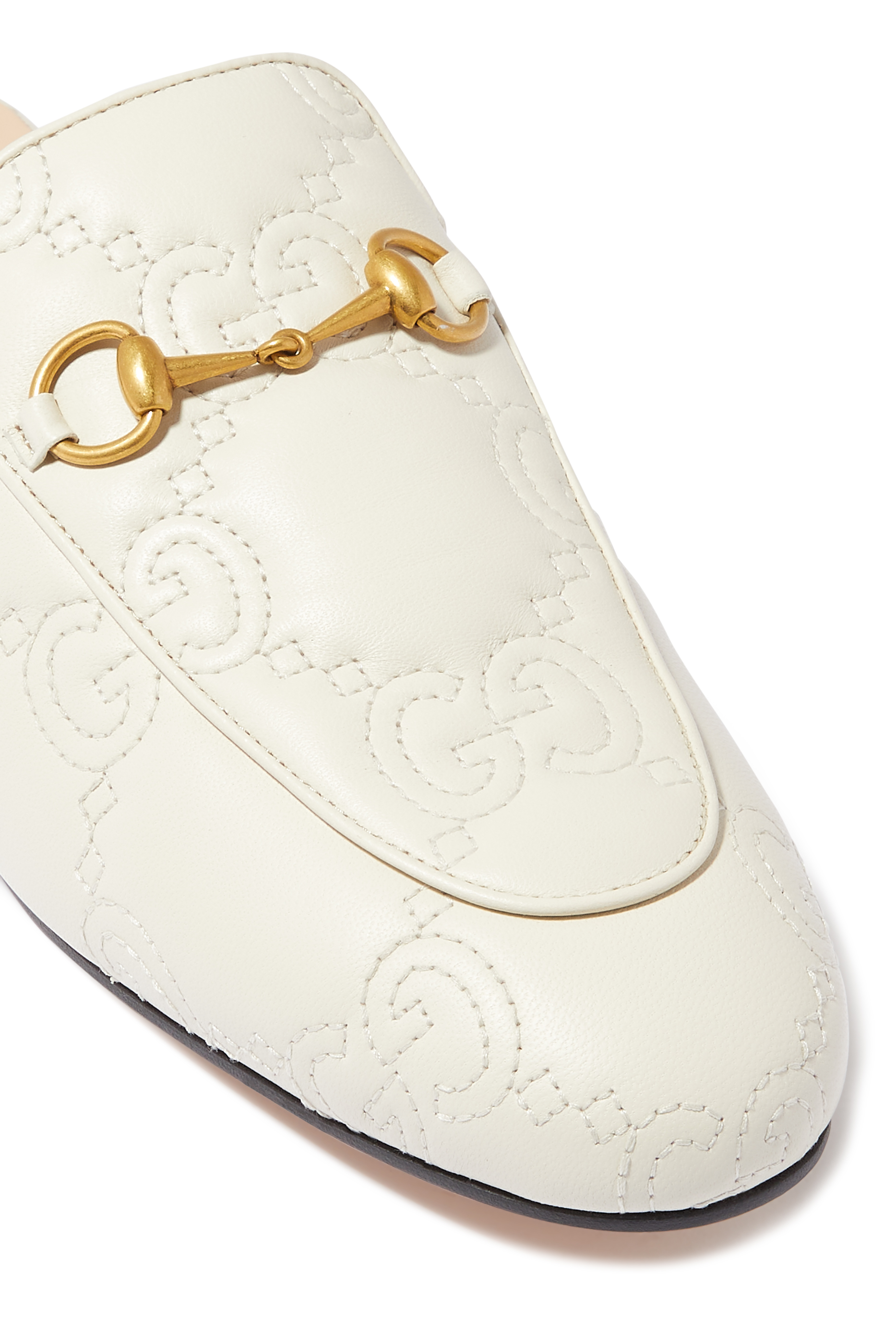 Matelasse Princetown Leather Slippers