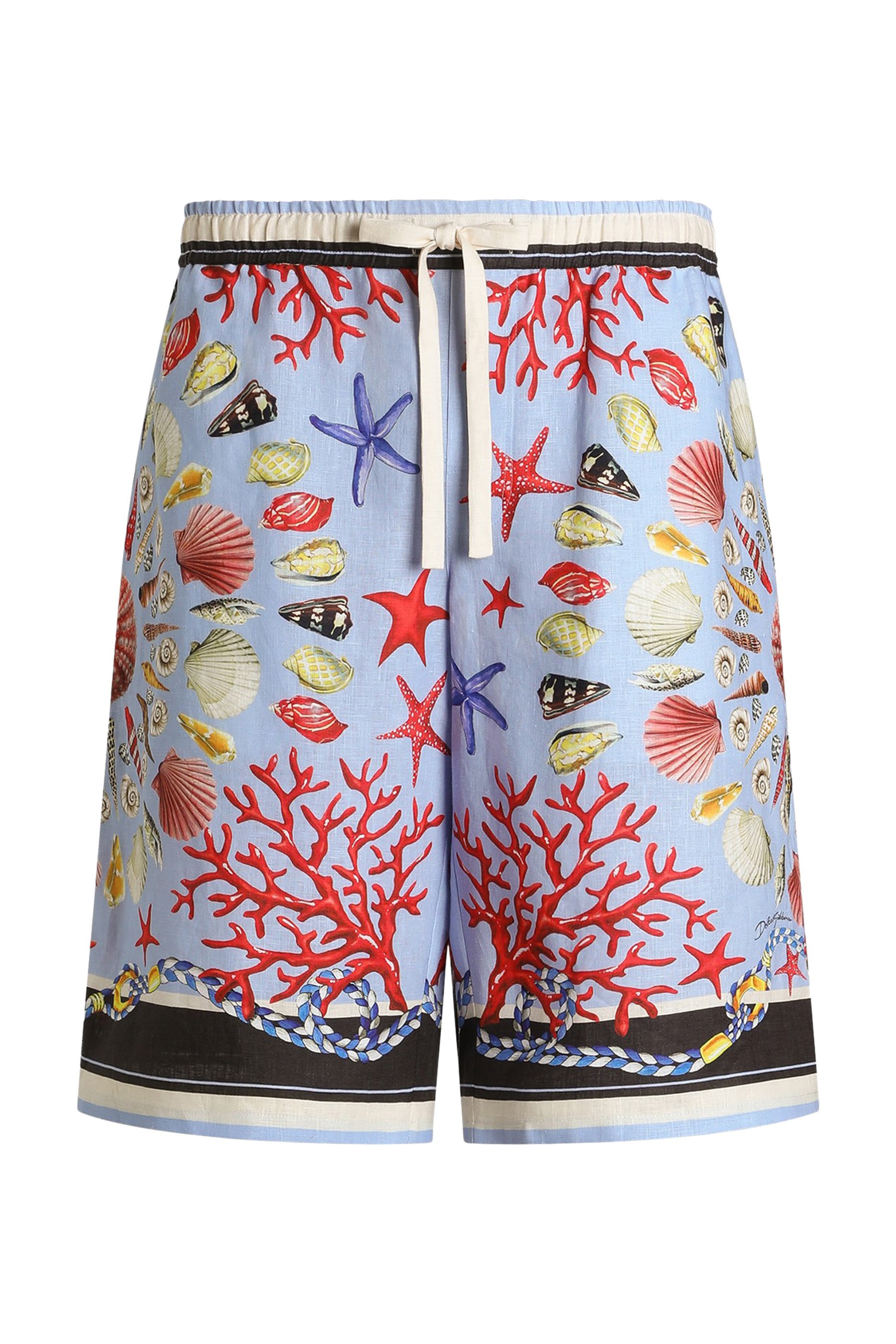 Shell Linen Canvas Shorts