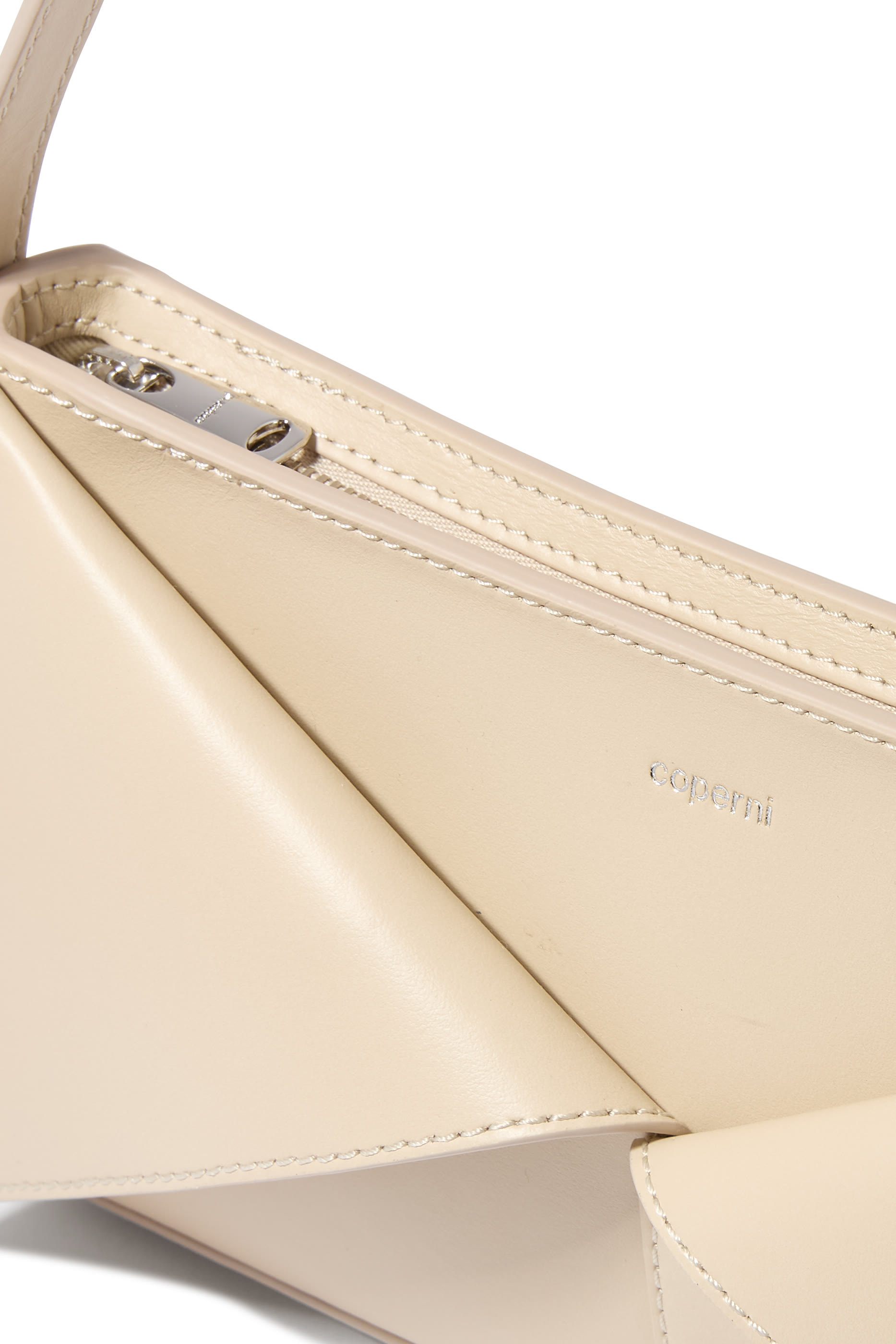 Logo Leather Shoulder Bag