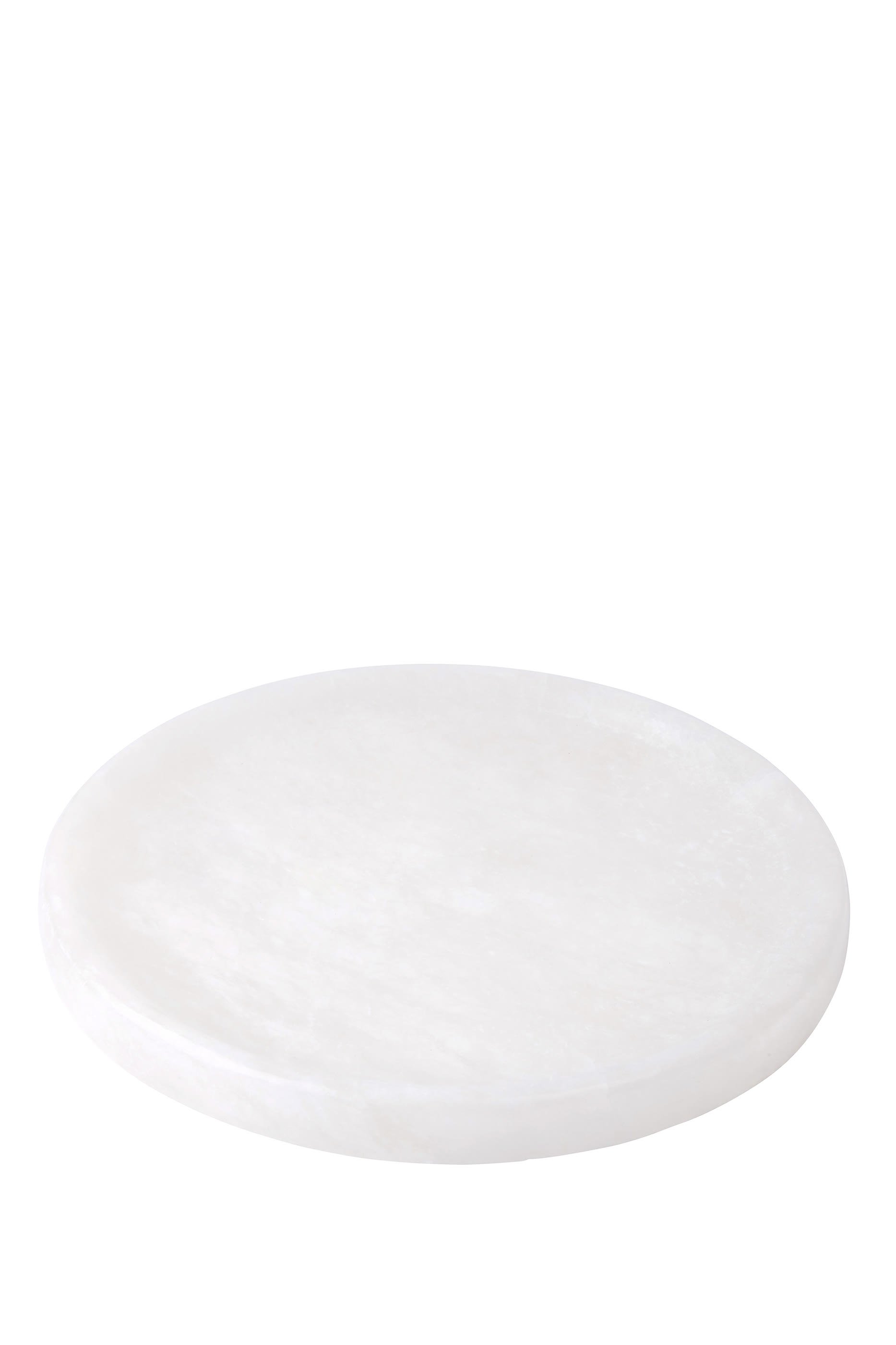 Alabaster Large Candle Plate 