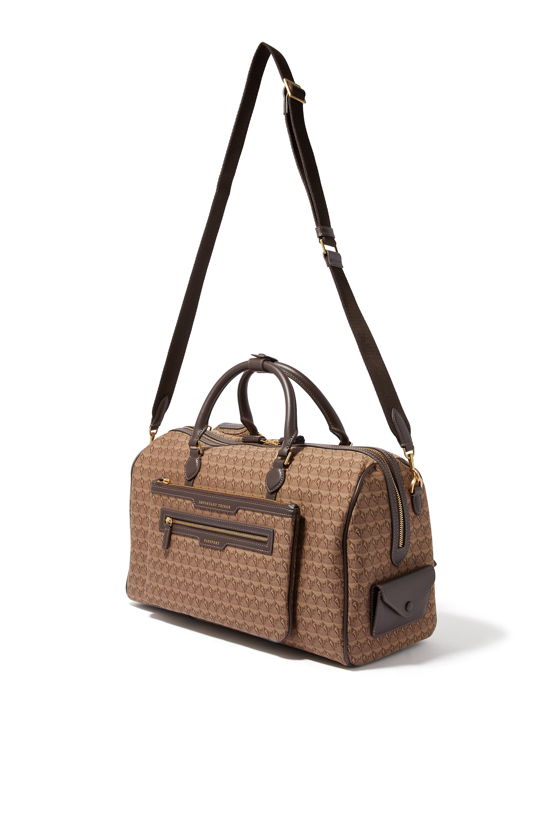 Jacquard In-Flight Barrel Bag