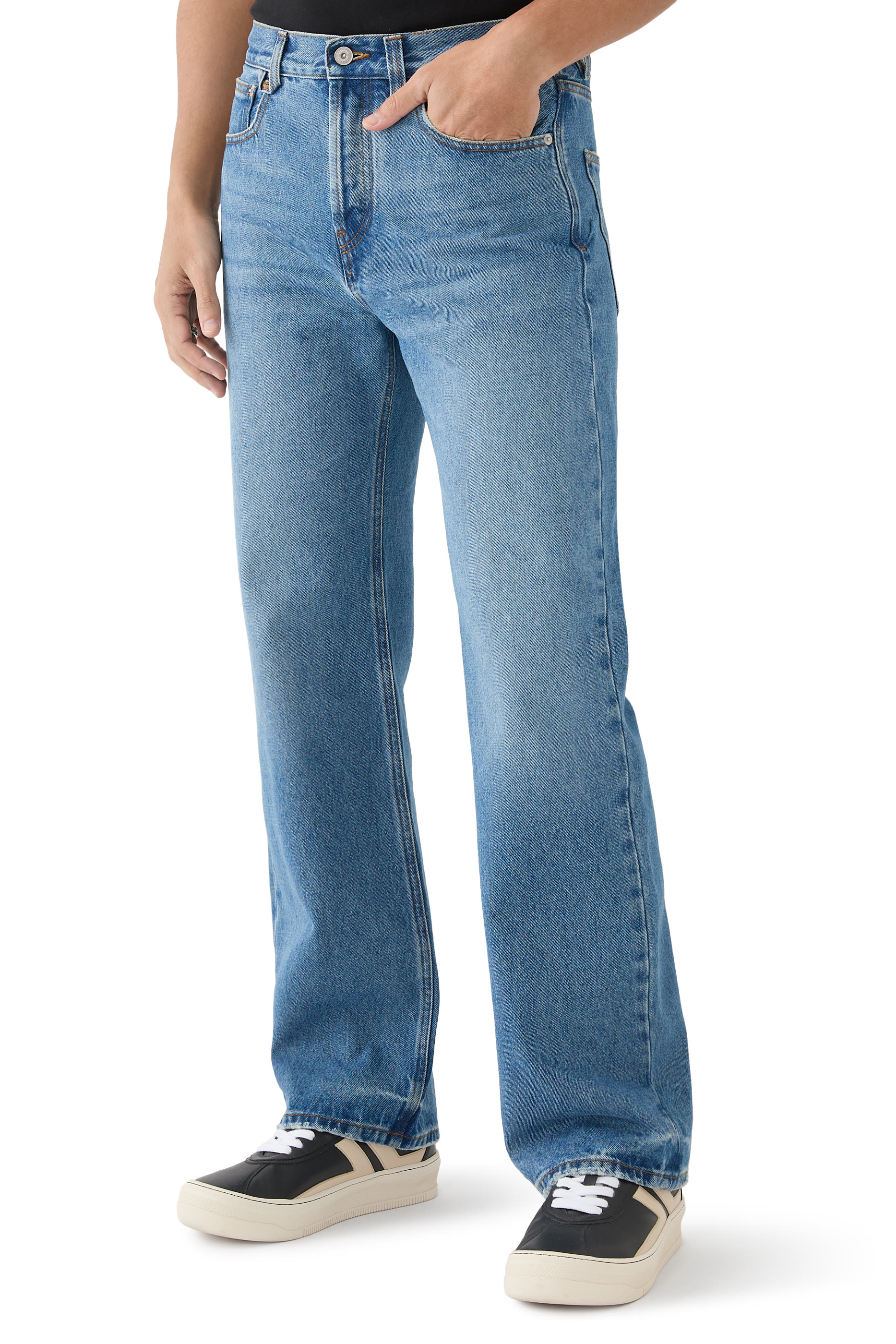The Straight De-N&icirc;mes Denim Pants