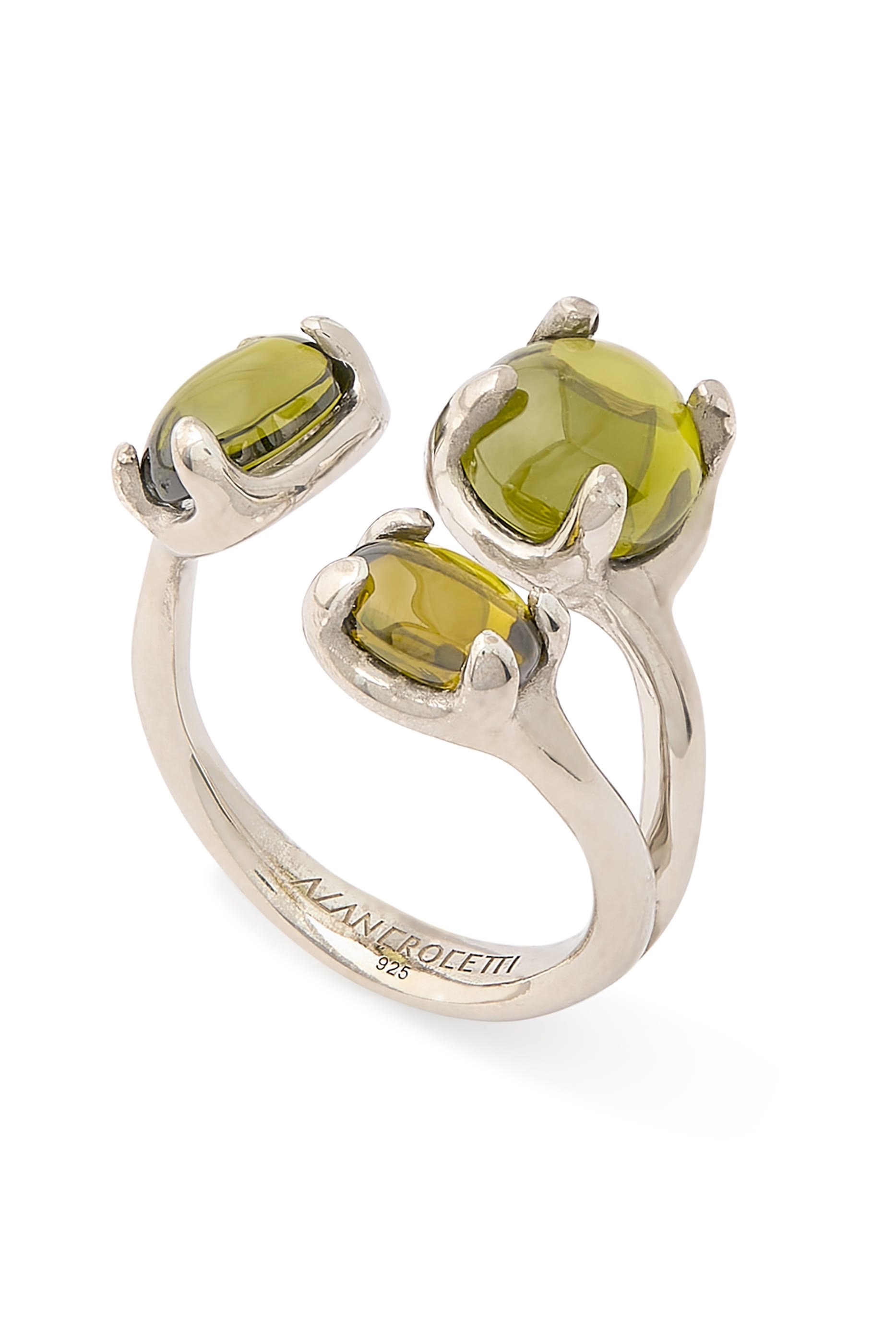 Sweat Ring, 925 Sterling Silver & Crystals