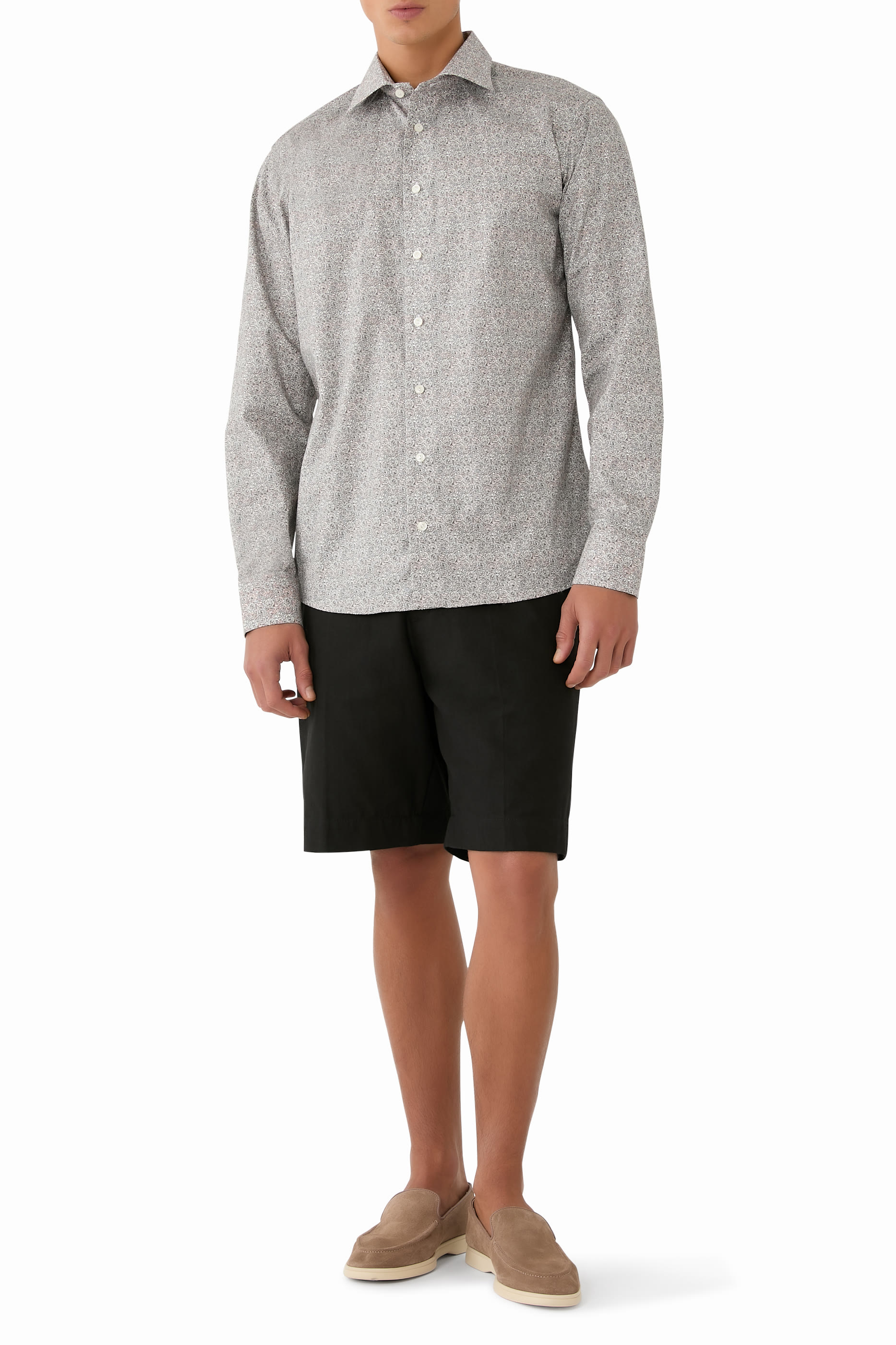 Floral Signature Twill Shirt