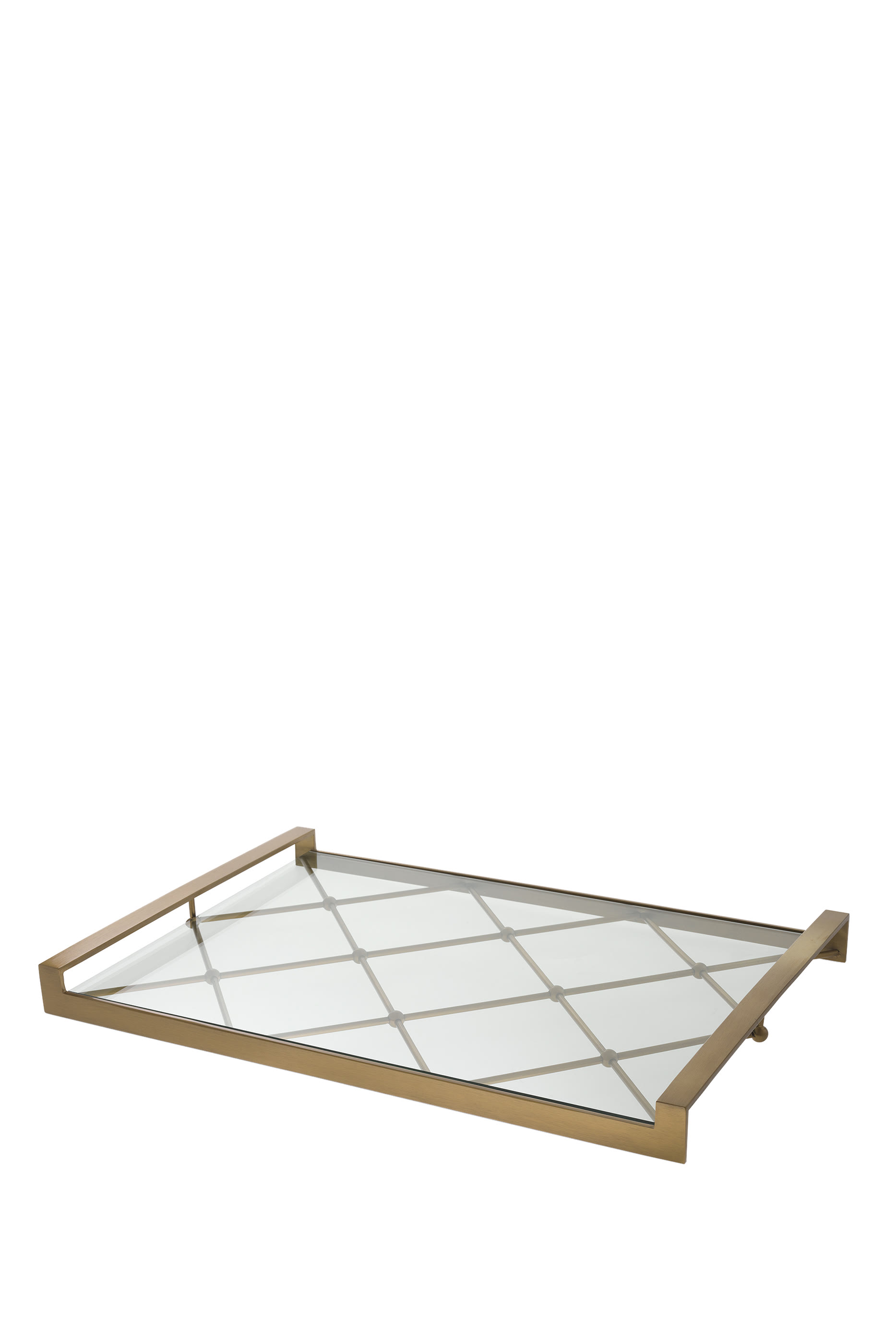 Goa Brushed Brass Tray