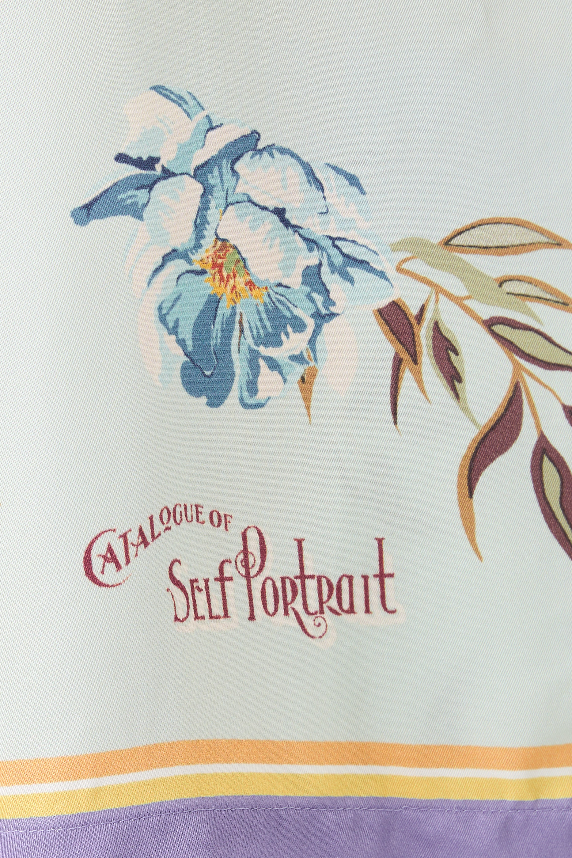 Floral Silk Twill Shirt