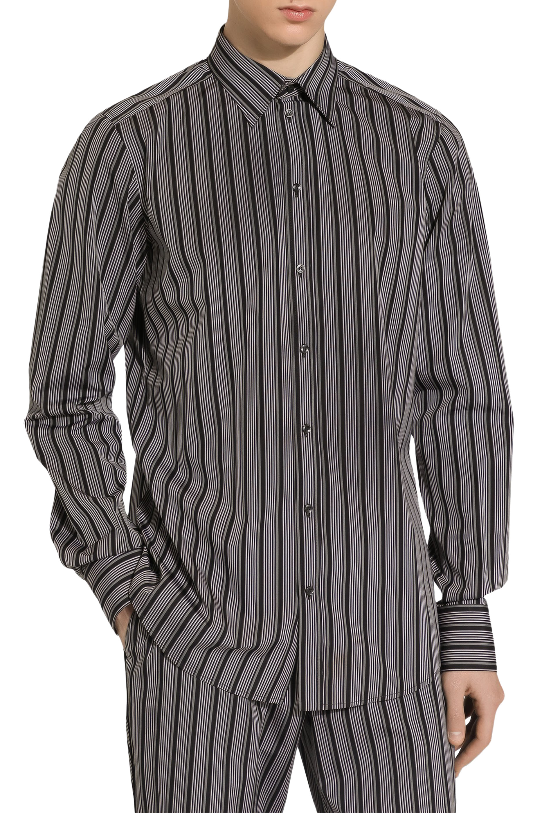 Striped Poplin Shirt