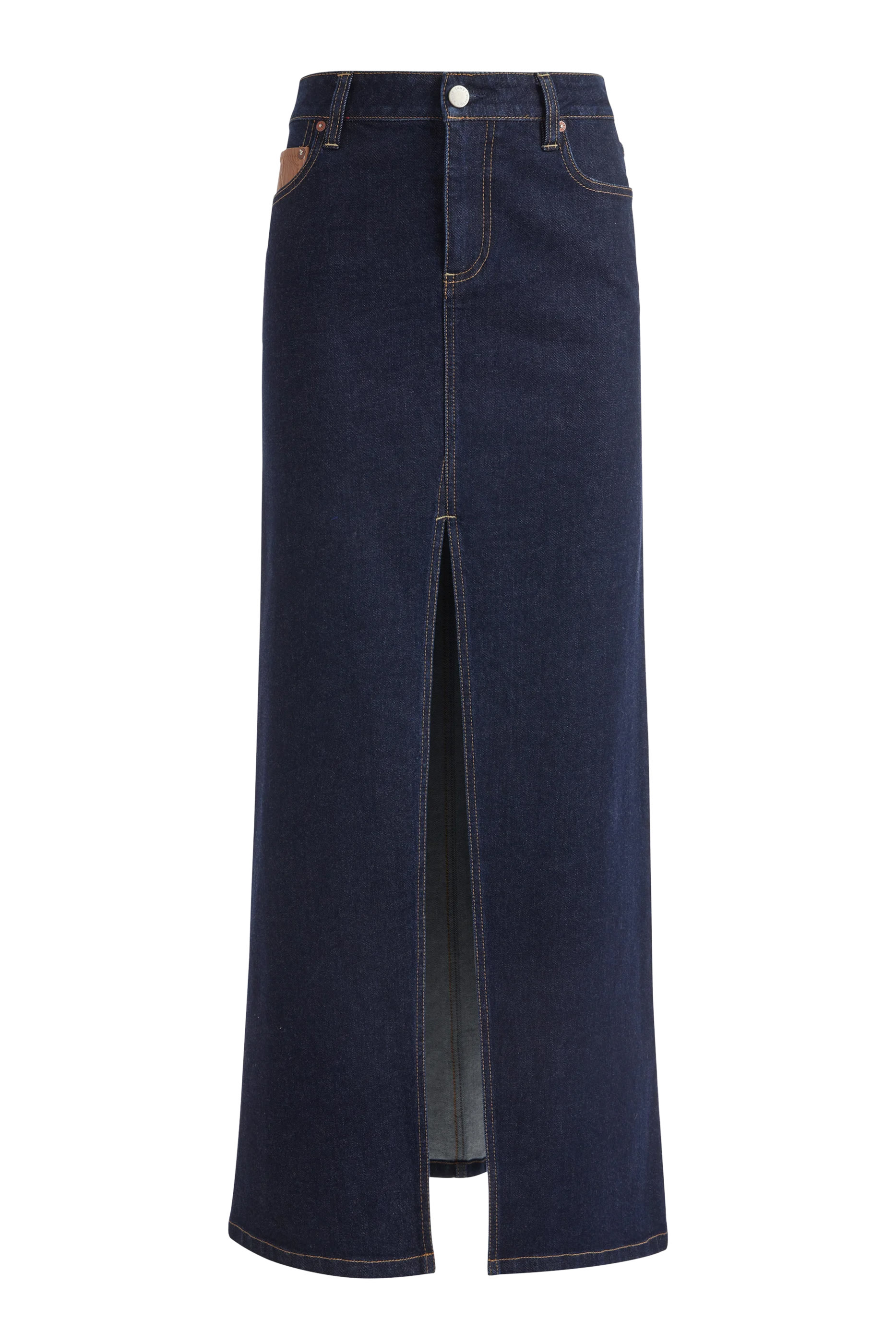 Rye High Rise Skirt With Vegan Combo