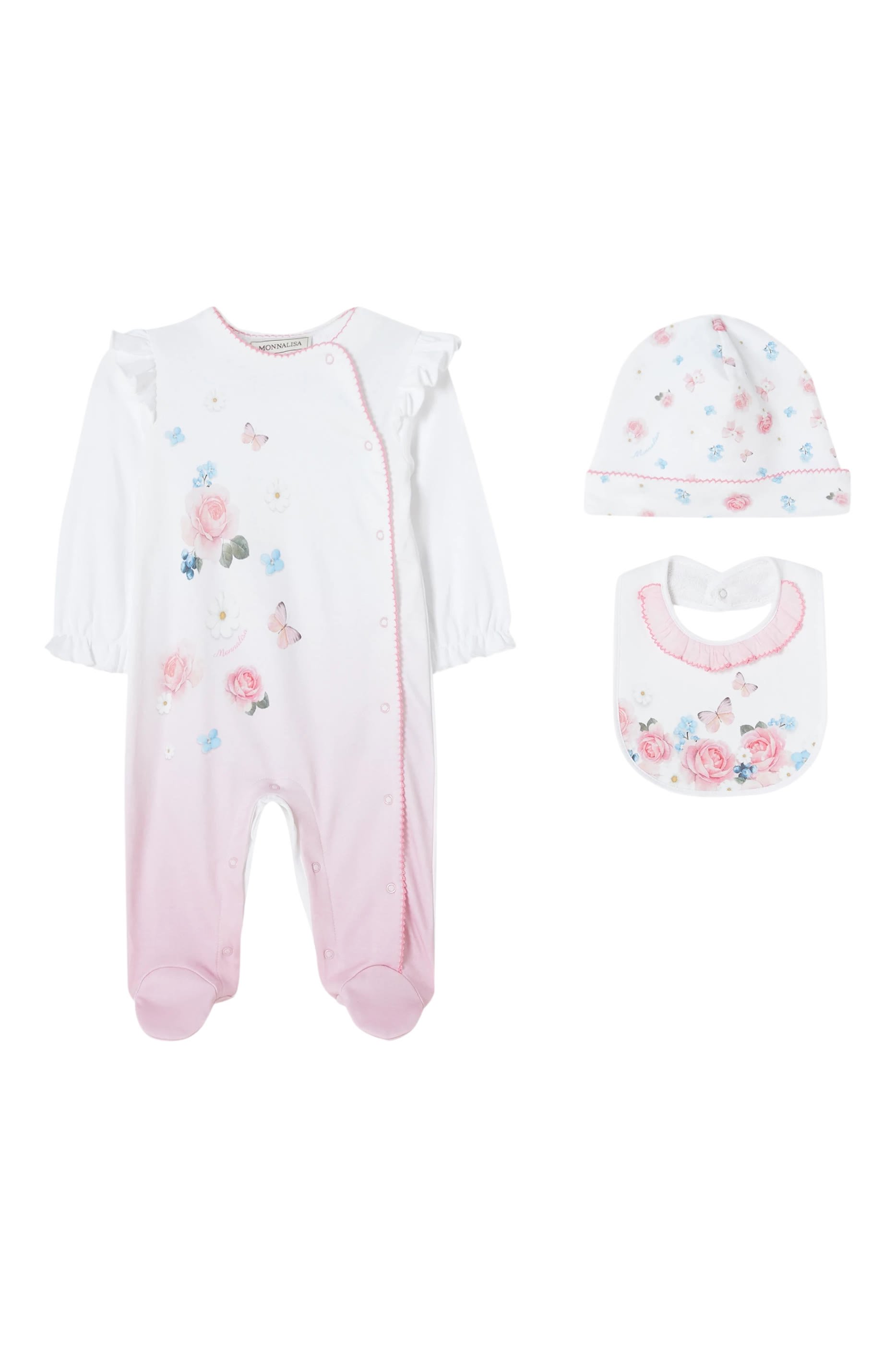 Kids Floral 3-Piece Pajama Set