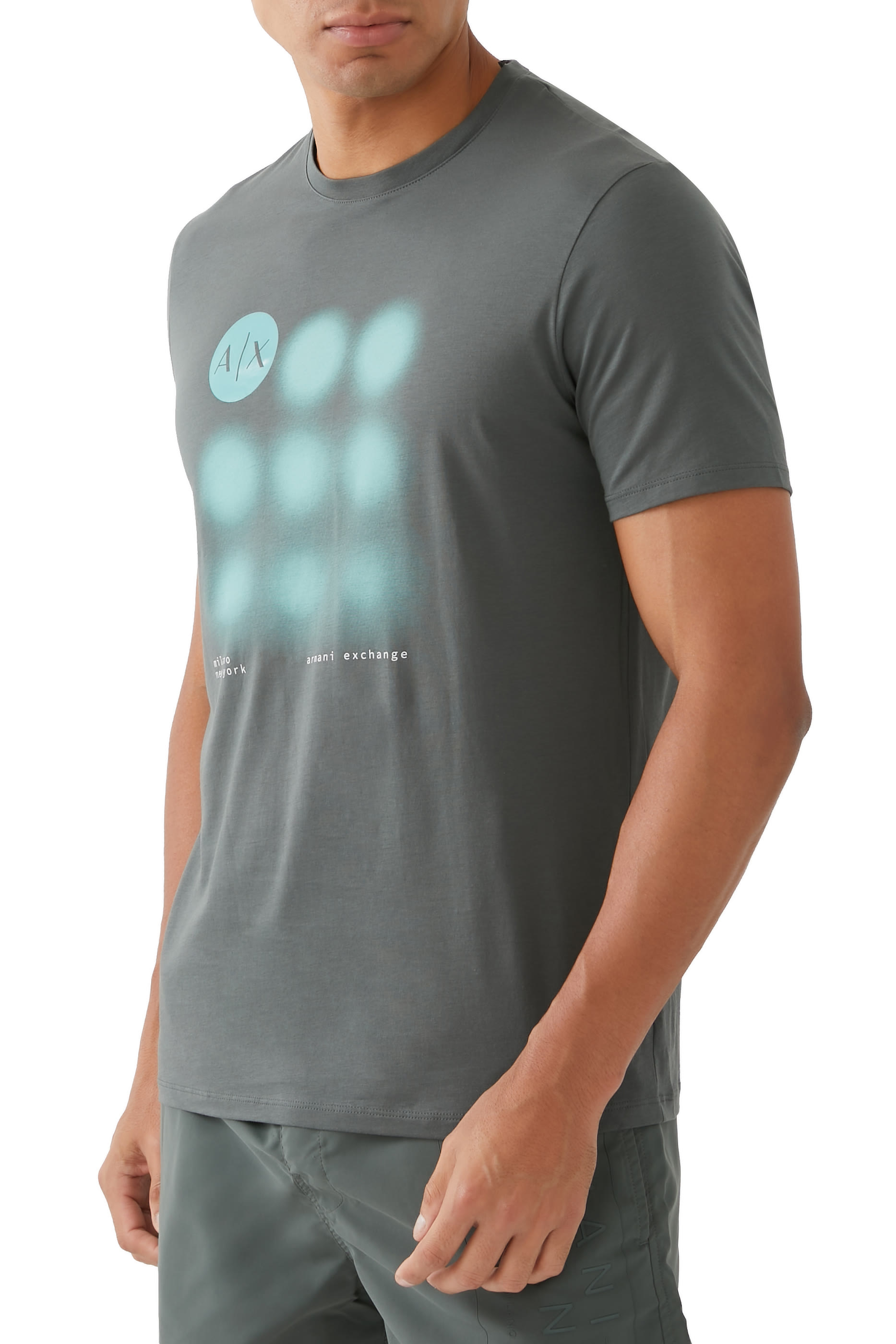 Meta Nature Crew Neck Regular Fit Cotton T-Shirt