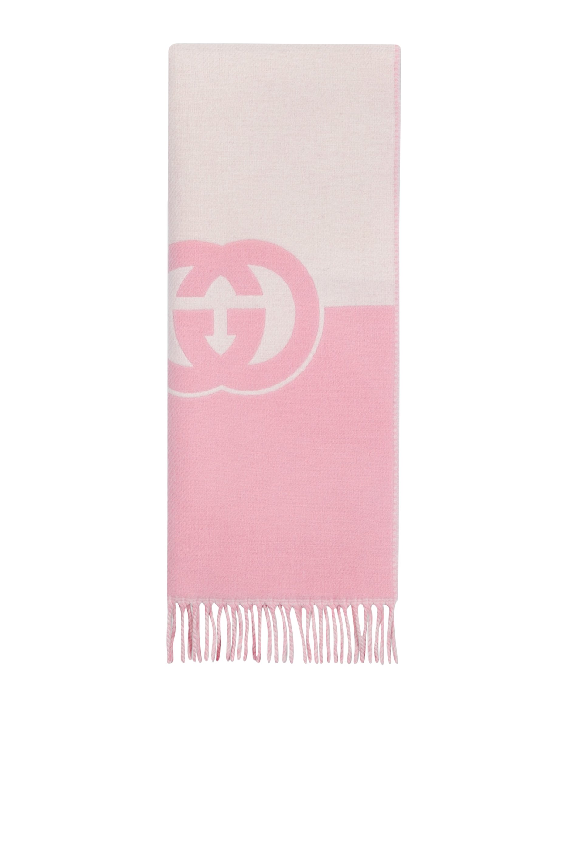 Interlocking G Wool Cashmere Scarf