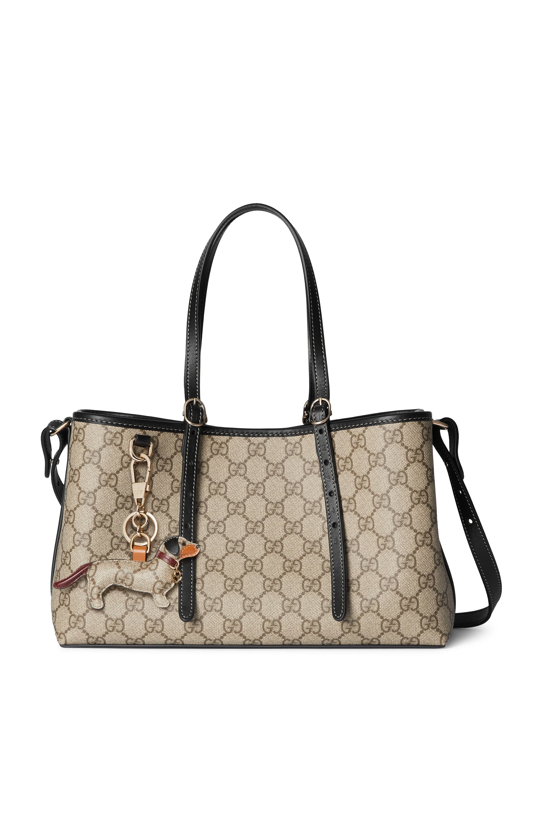 GG Emblem Small Tote Bag