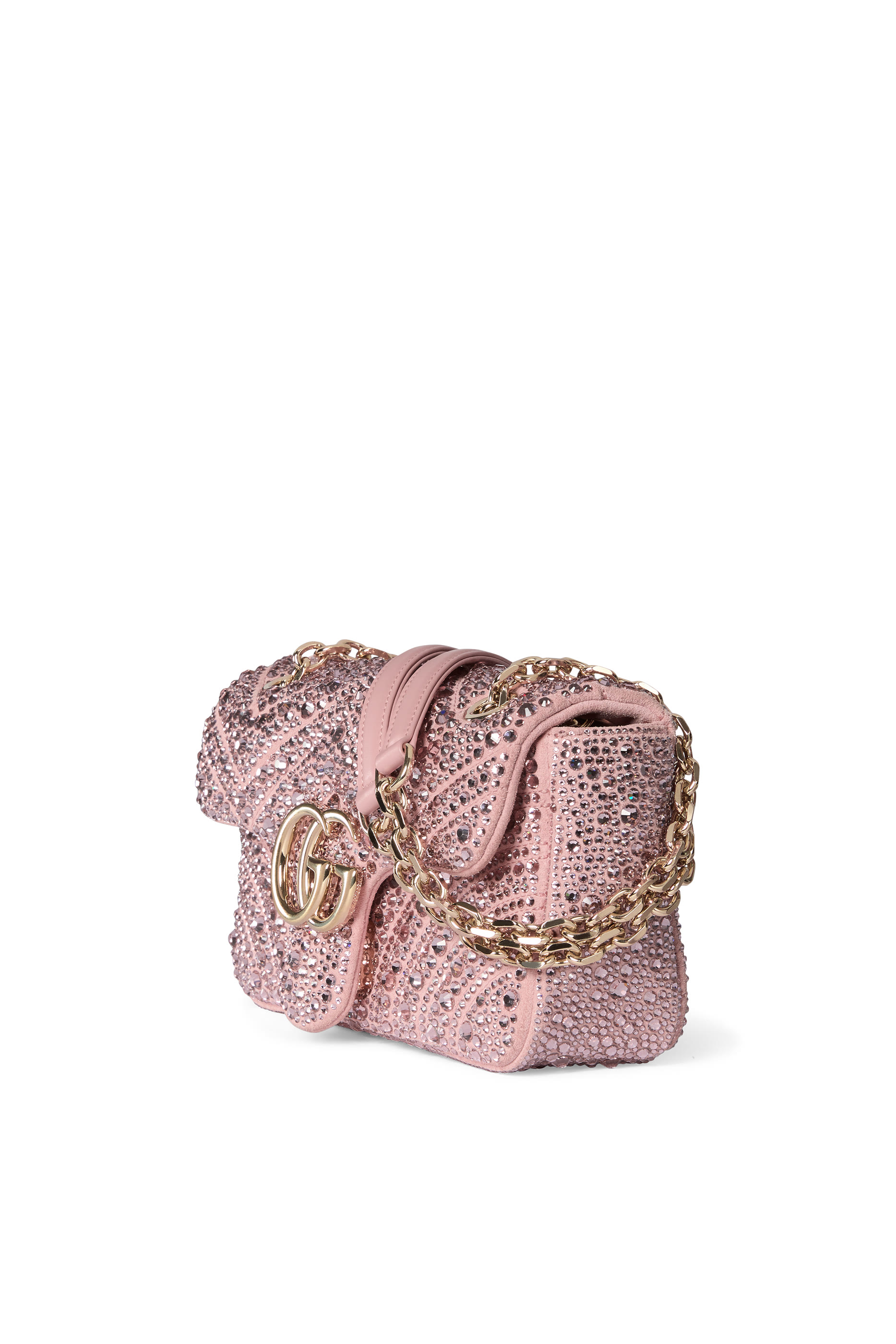  GG Marmont Crystals Small Shoulder Bag 