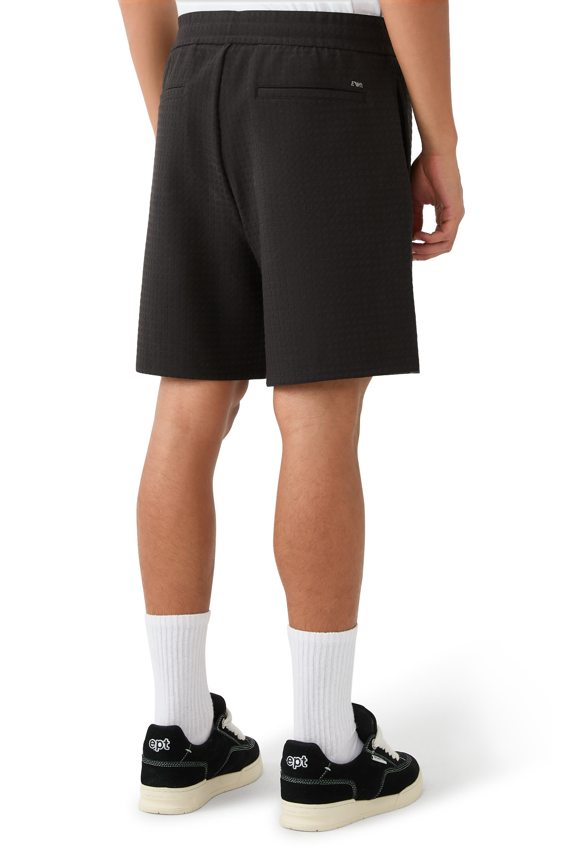 Seersucker Bermuda Shorts