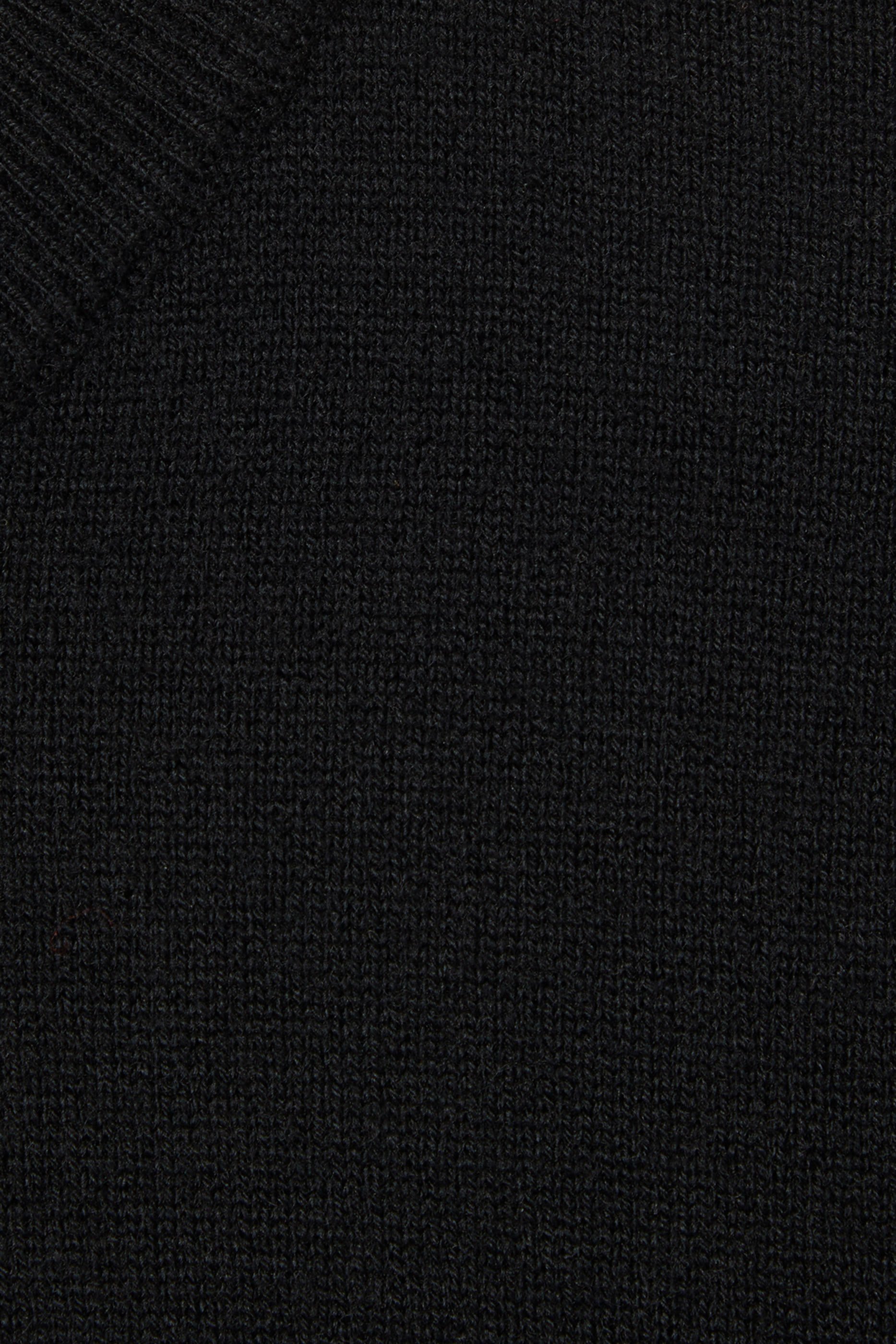 Knit Wool Cardigan with Embroidery 