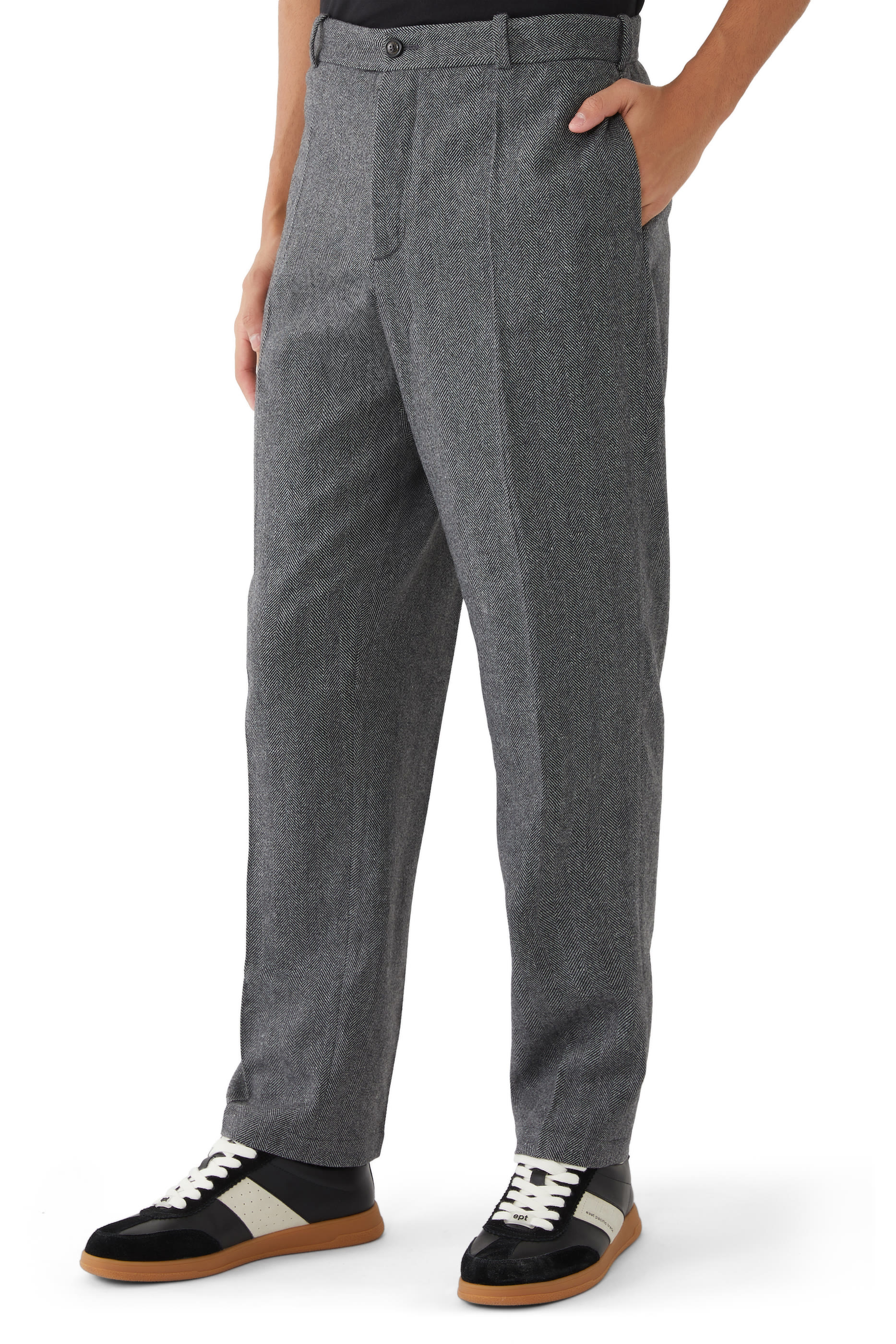 Wool Blend Trousers
