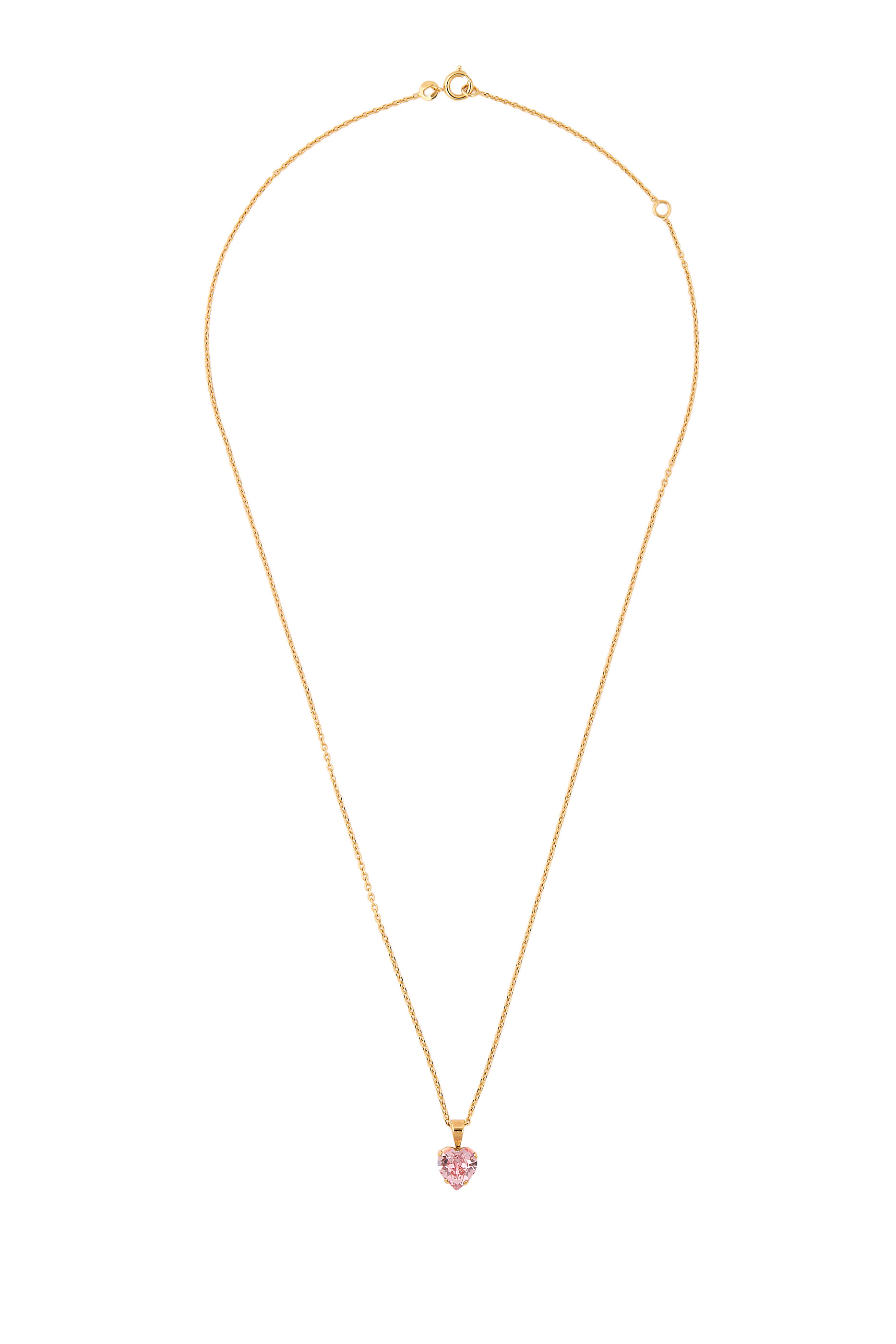 Heart Necklace,  18k Gold Plating