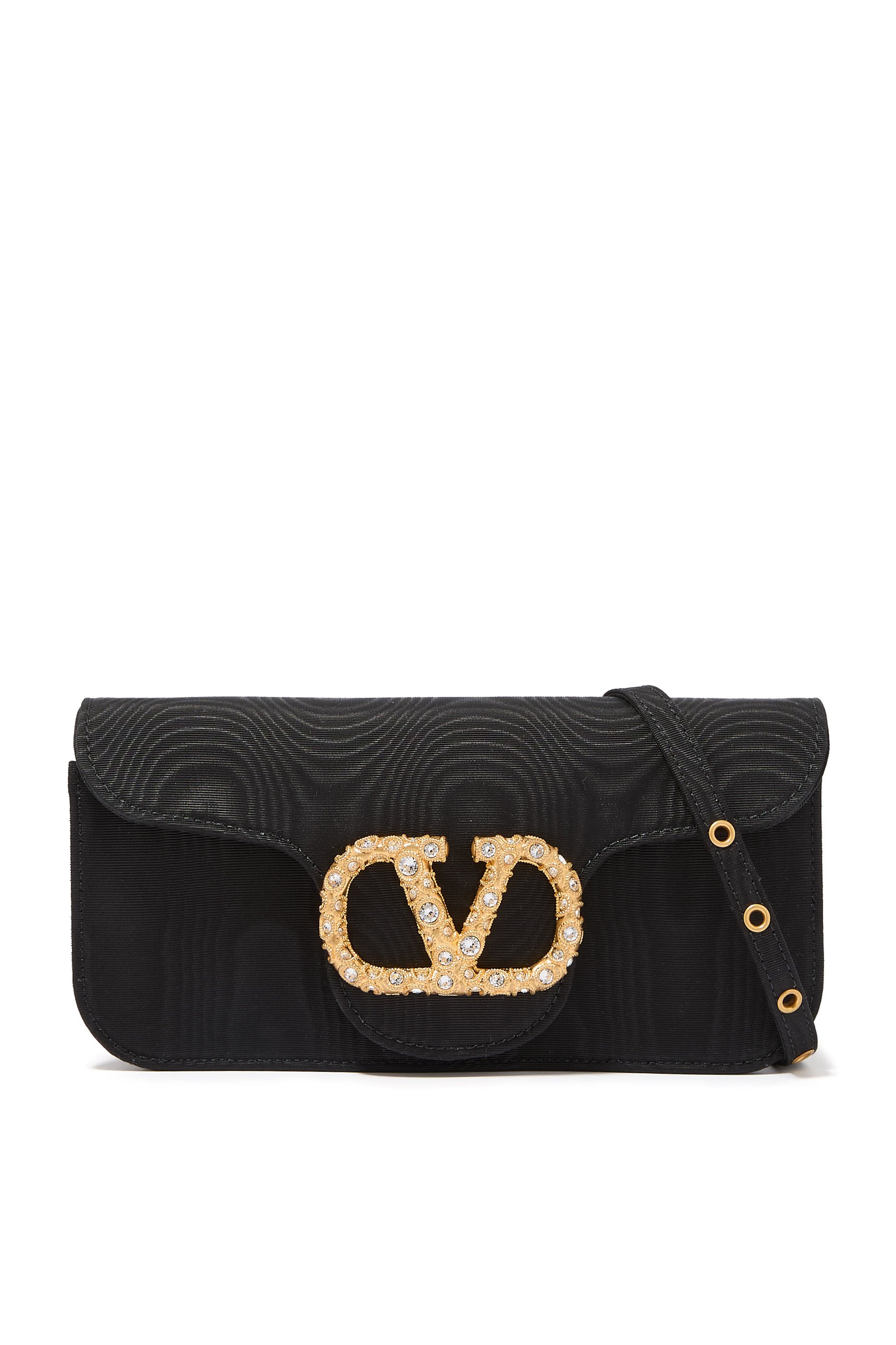 Loco Moiré Fabric Clutch