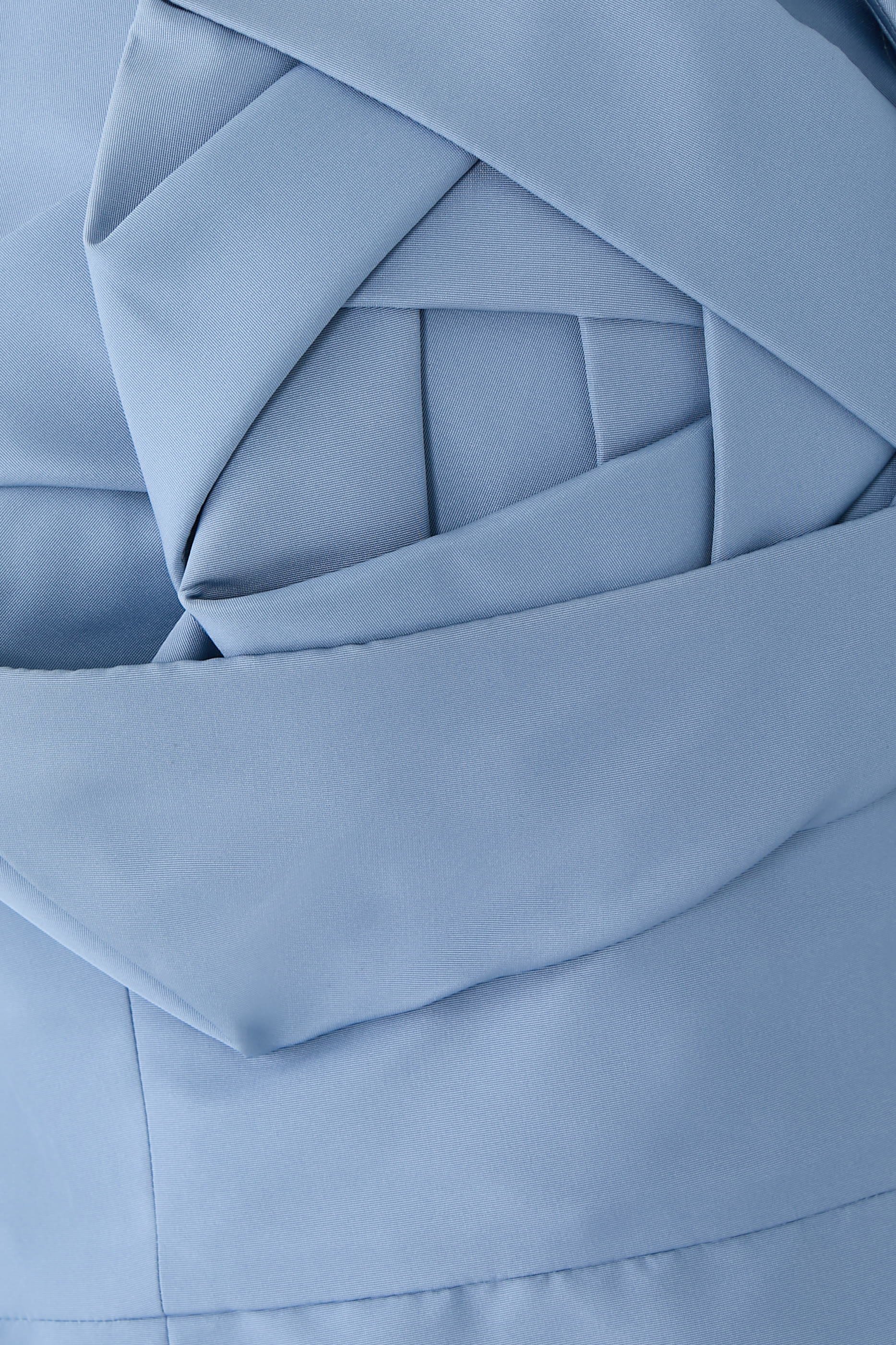 Rosette Faille Trumpet Gown