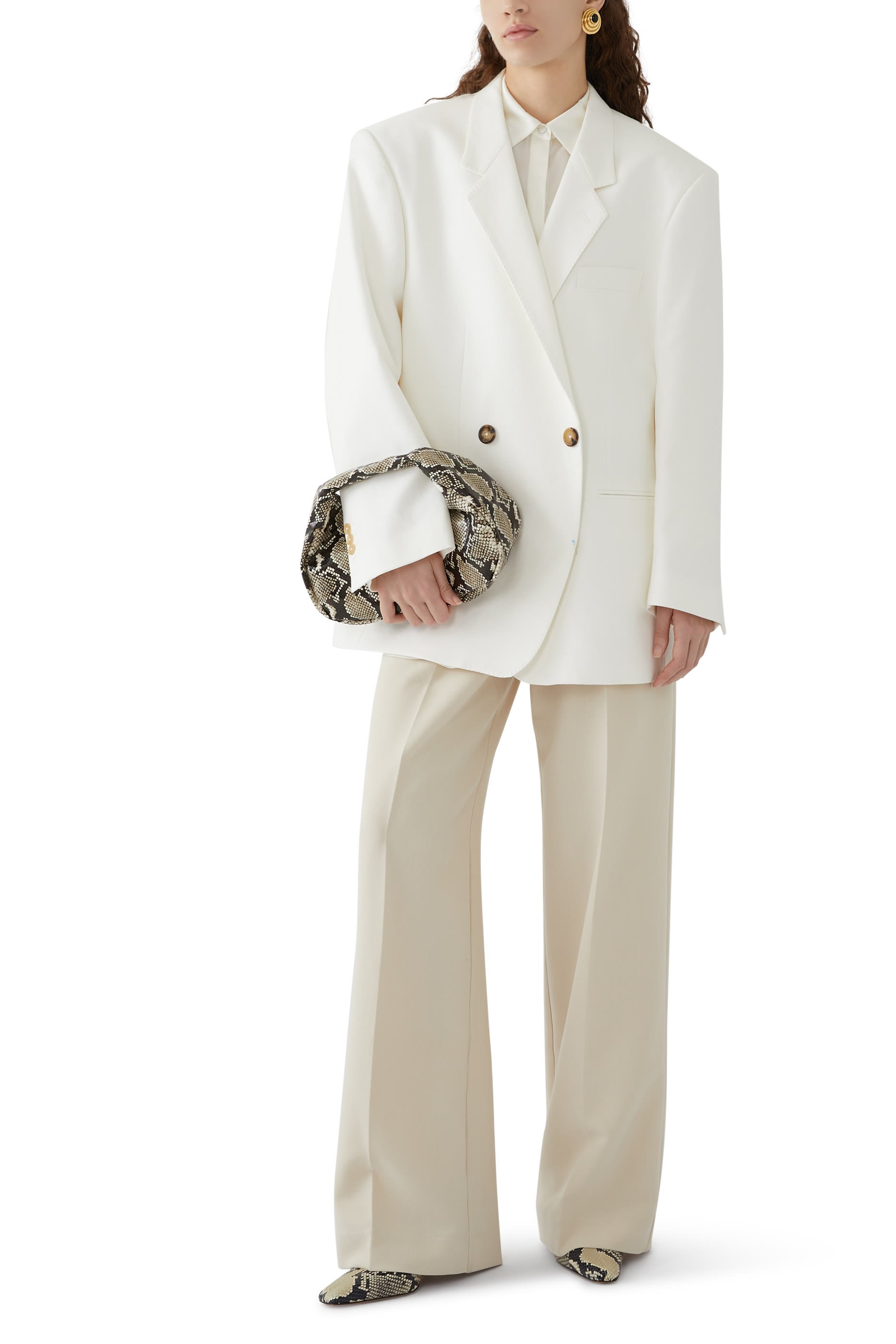  Hubby Single-Breasted Cotton Jacket